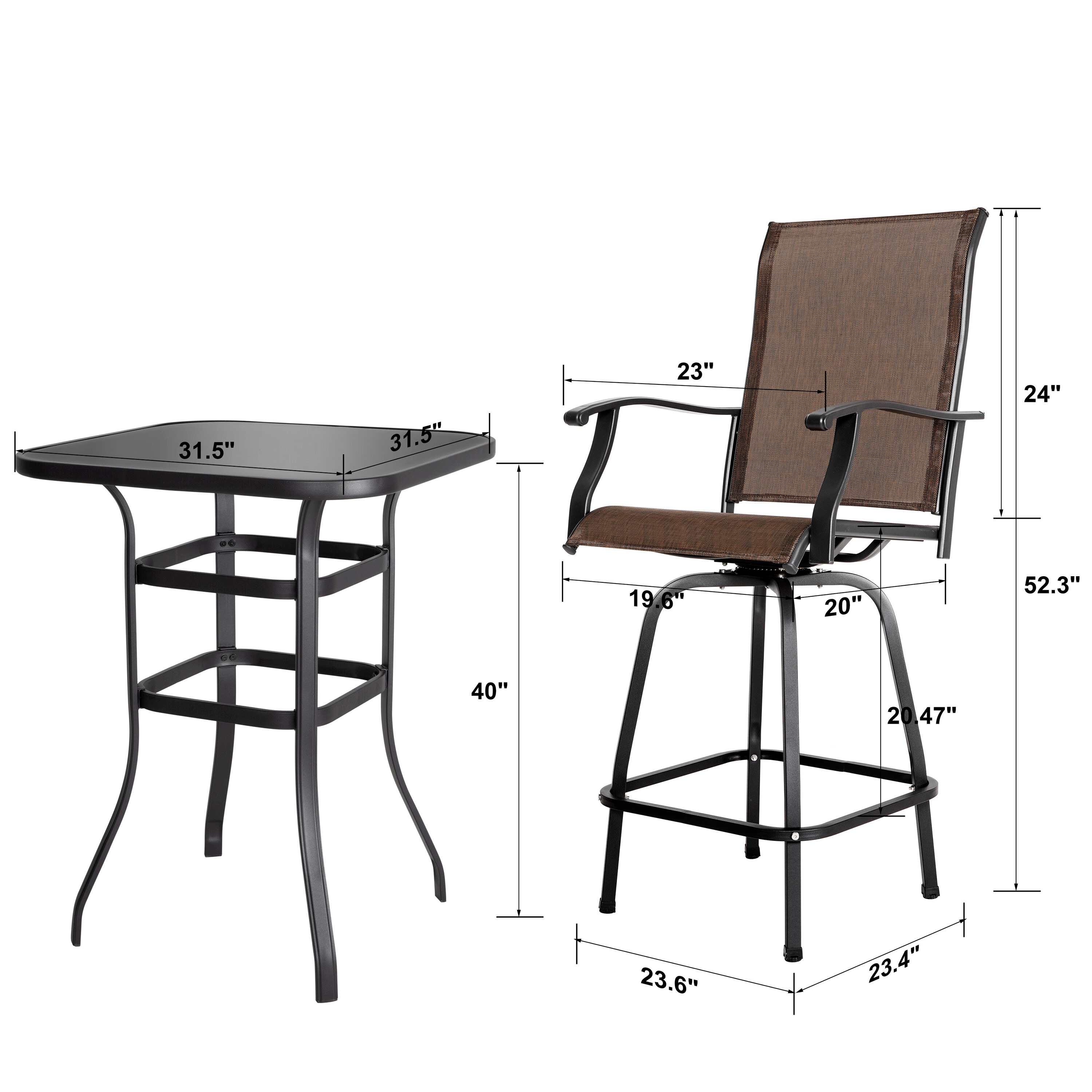 Nuu Garden SID137J-4 Patio-Dining-Sets - View #8