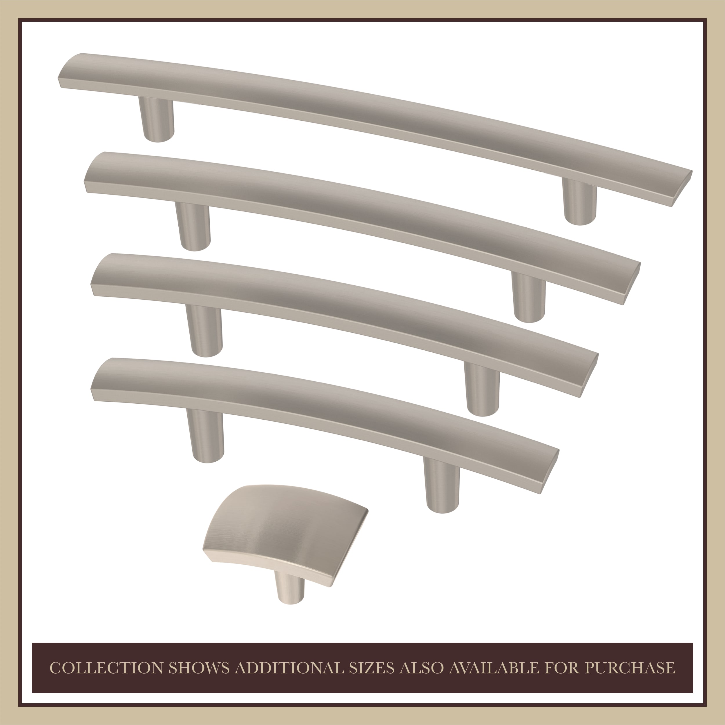 allen + roth P24425W-SN-SP Cabinet-Pulls - View #3