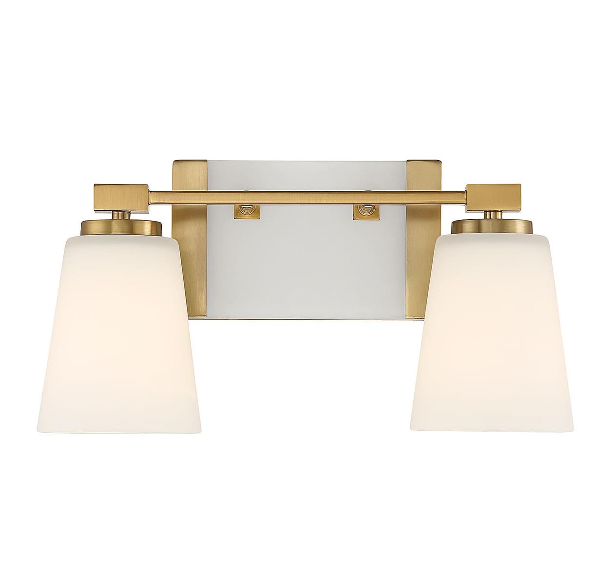 Savoy House 8-6901-2-322 Darby 15.25-in 2 -Light Brushed Brass Traditional Vanity light