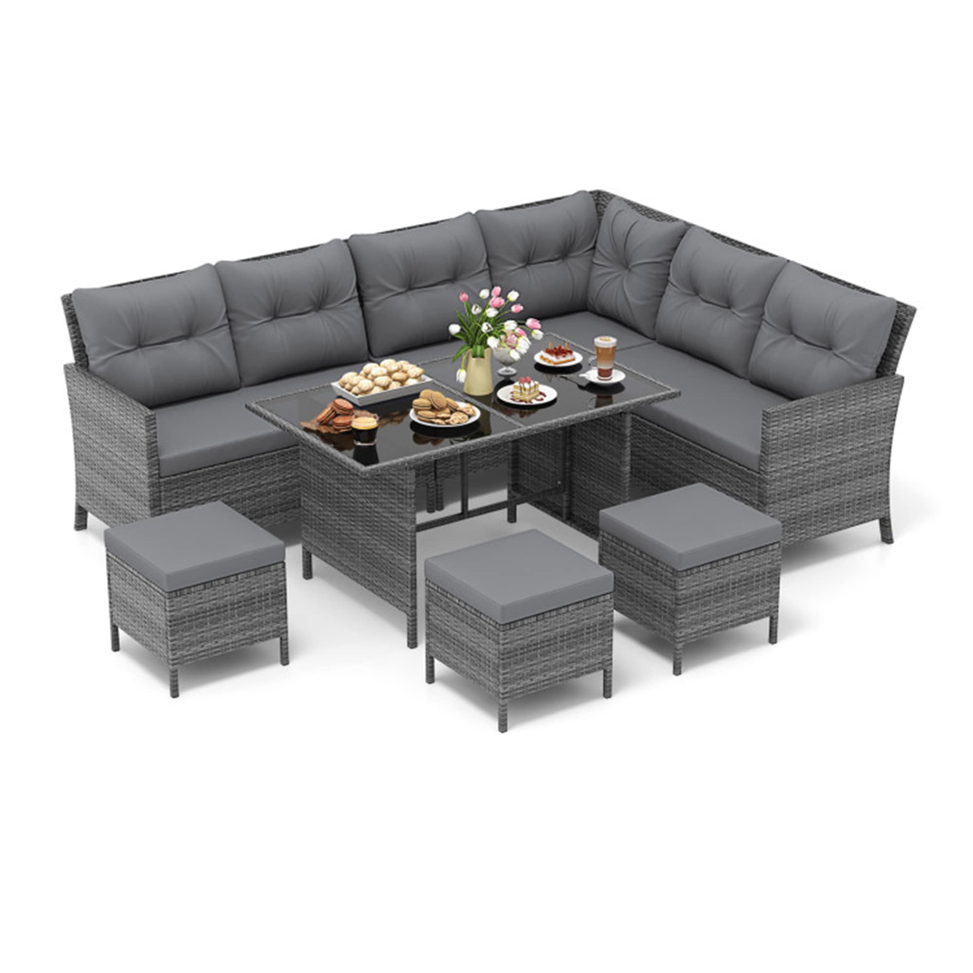 BABOOM BOM-0004AAA-OR Patio-Dining-Sets - View #4