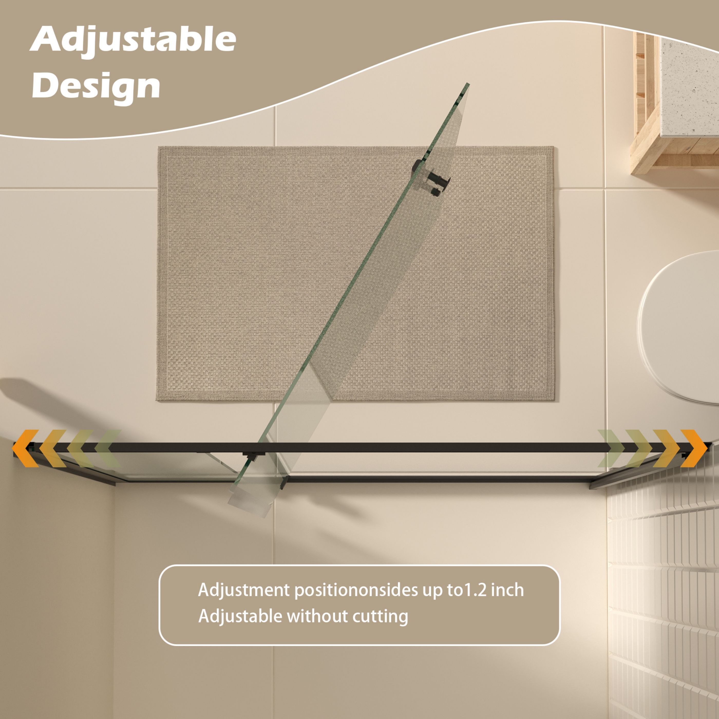 WELLFOR QPZ-PB24739 Shower-Doors - View #7
