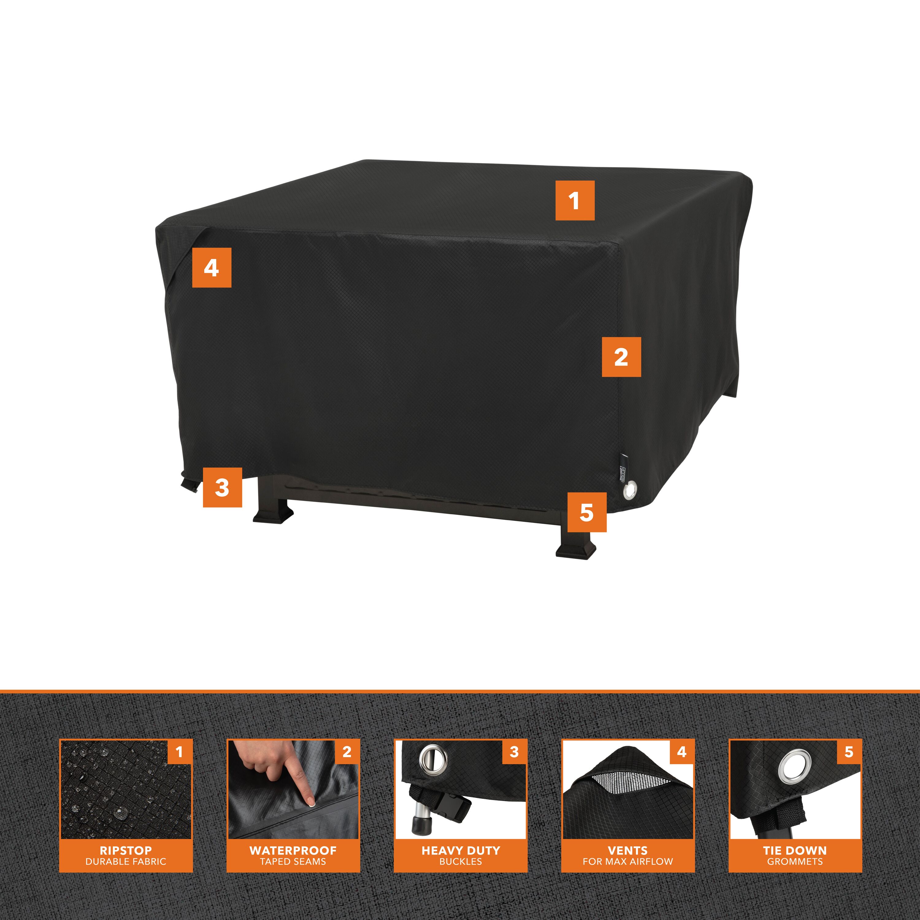 Modern Leisure 3087 Fire-Pit-Covers - View #2