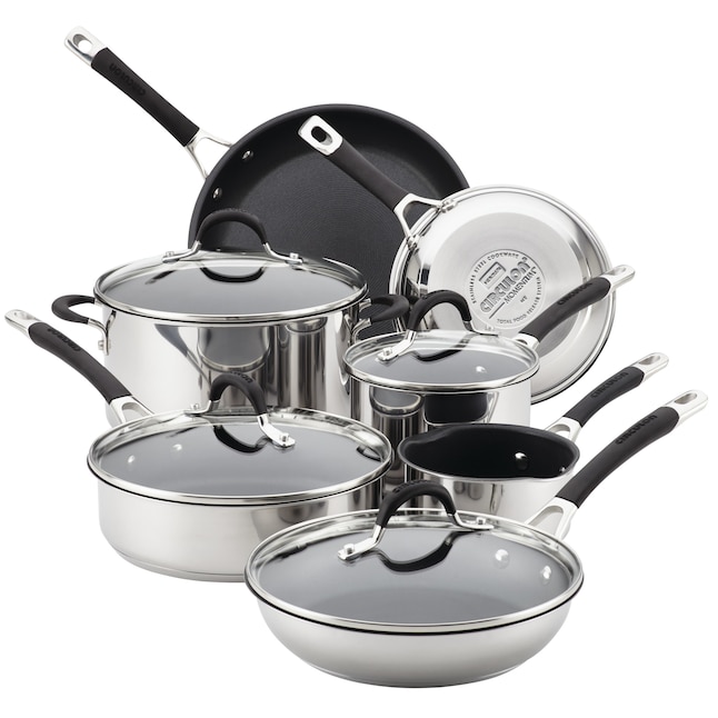 Circulon 11pc Momentum Stainless Steel Cookware Set in the Cooking