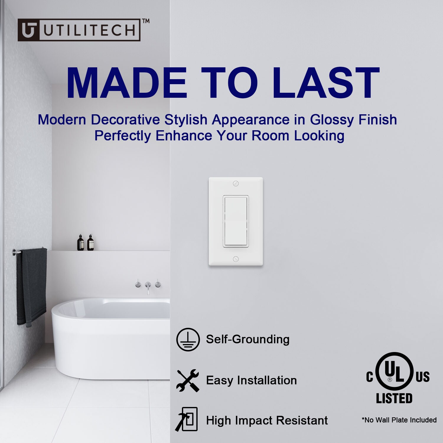 Utilitech 1004S-WH10 Lighting-Controls - View #4