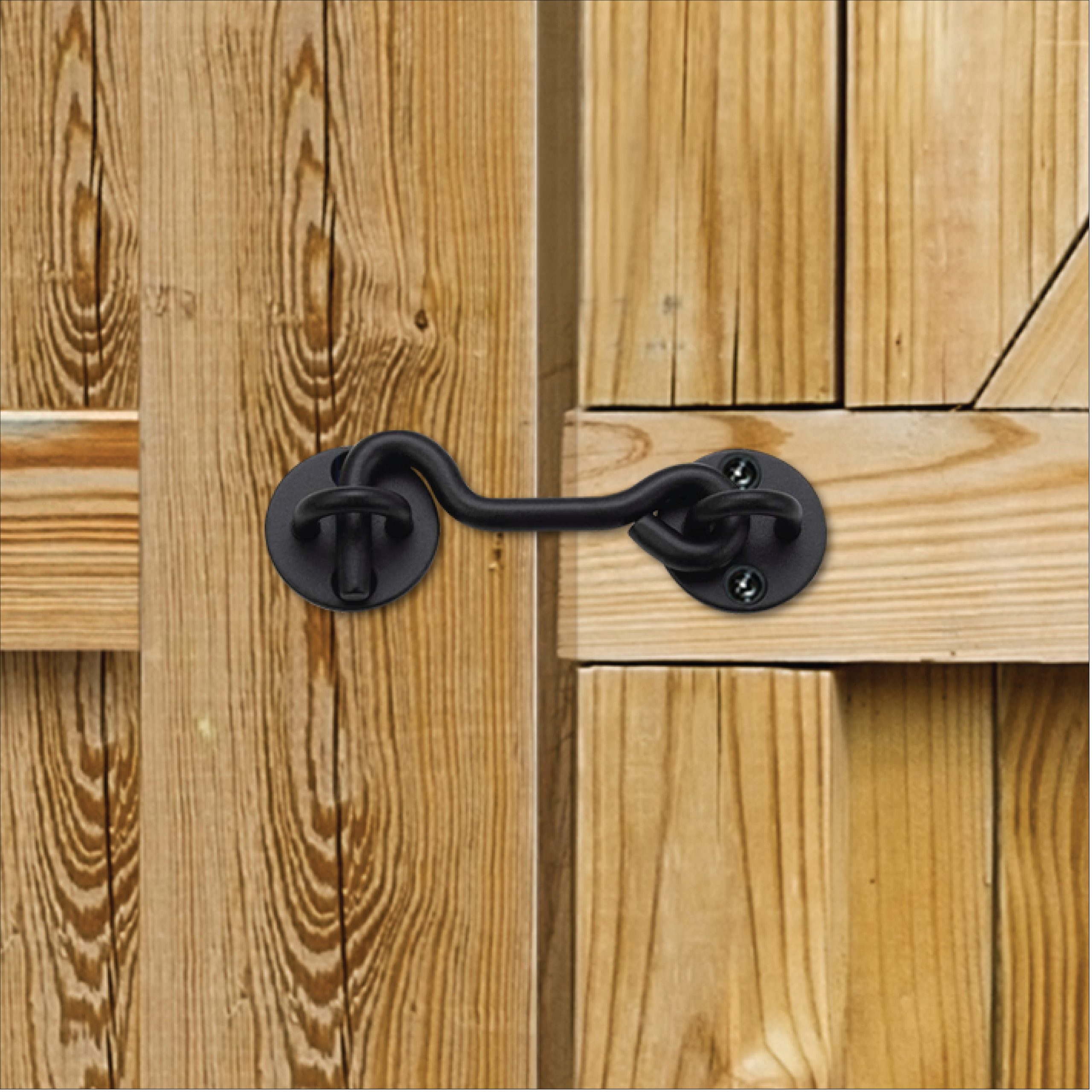 Nuvo Iron HEL4BLK2B-M12 Gate-Hardware - View #2