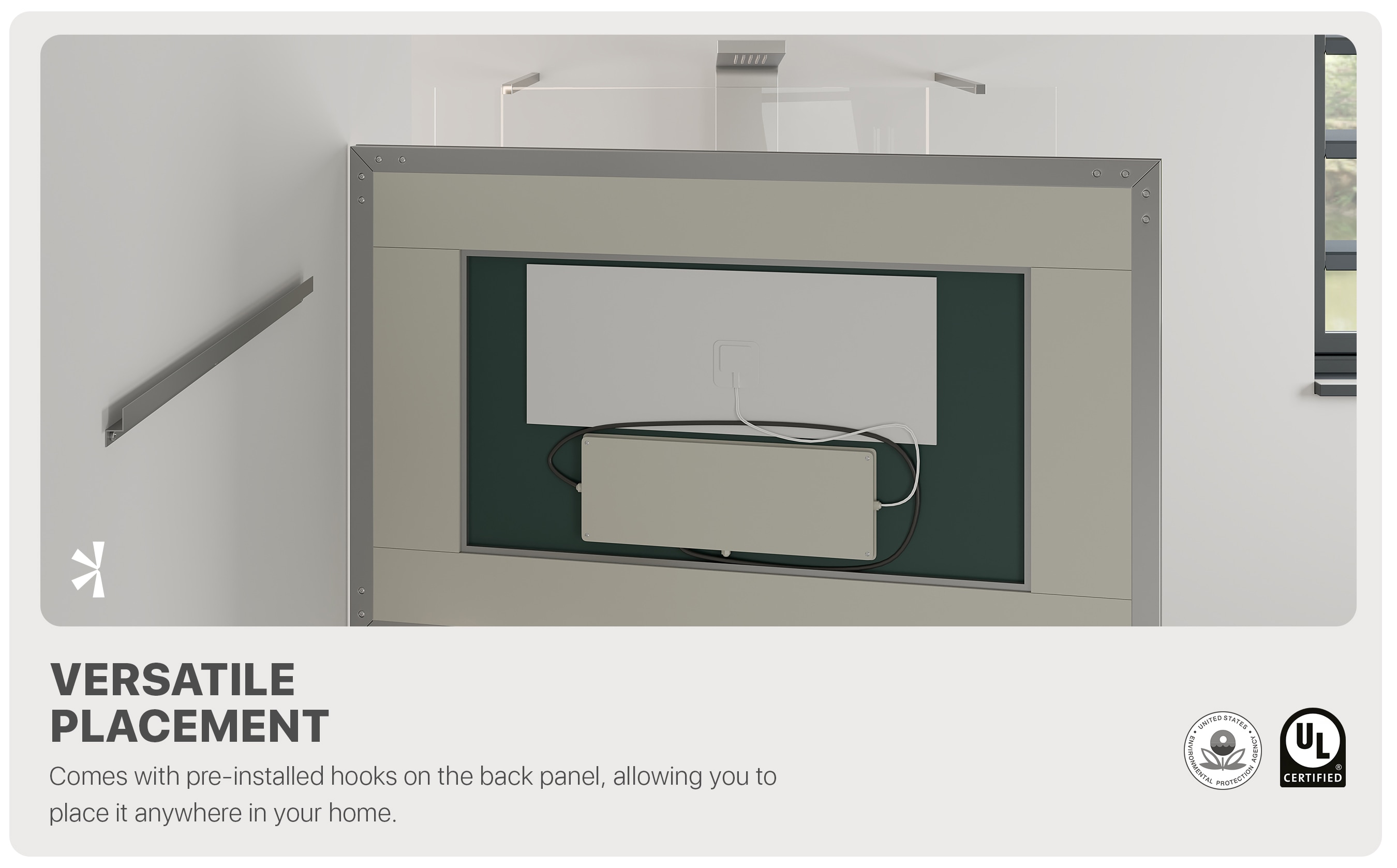 Eviva EVMR550-42X30-LED Framed-Bath-Mirrors - View #8