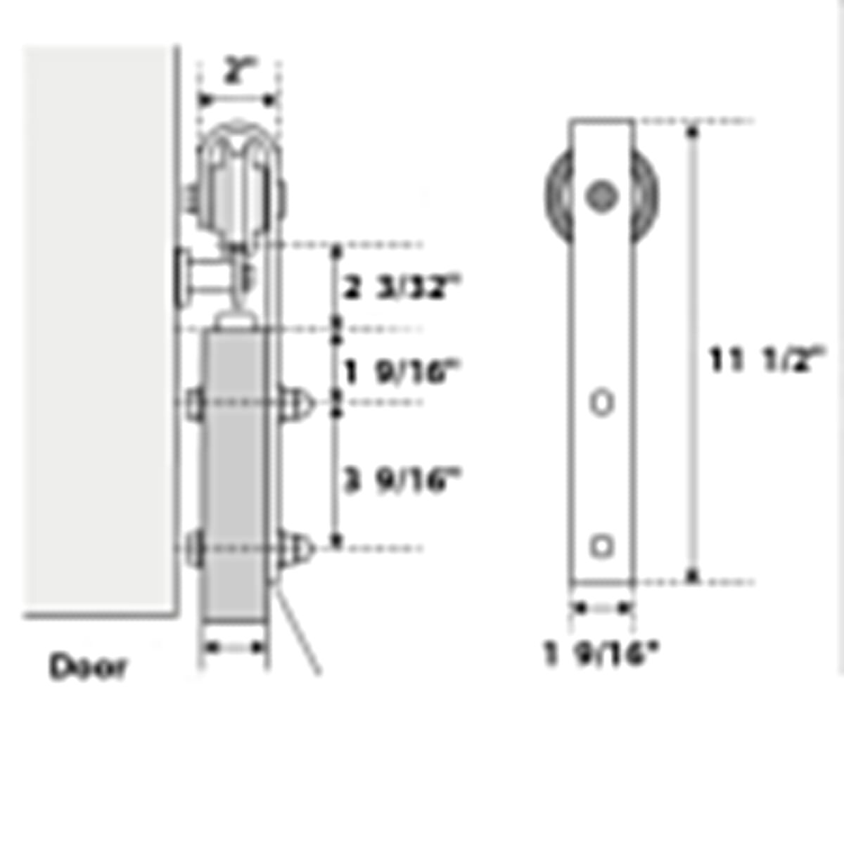 SARTODOORS VER7455DBSANT56 Barn-Doors - View #4