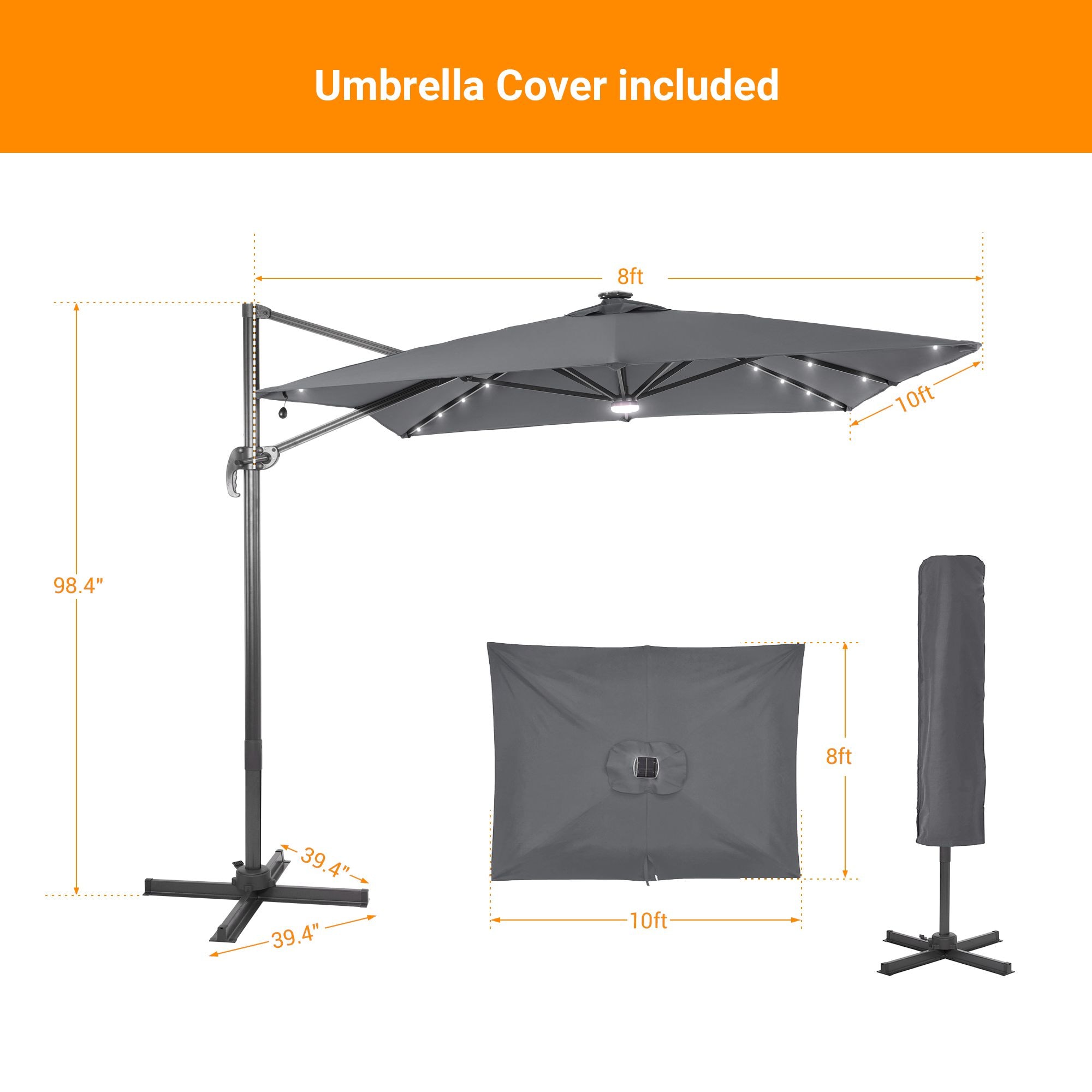 Sonkuki SD-MN108LY-LED Umbrellas-2 - View #2