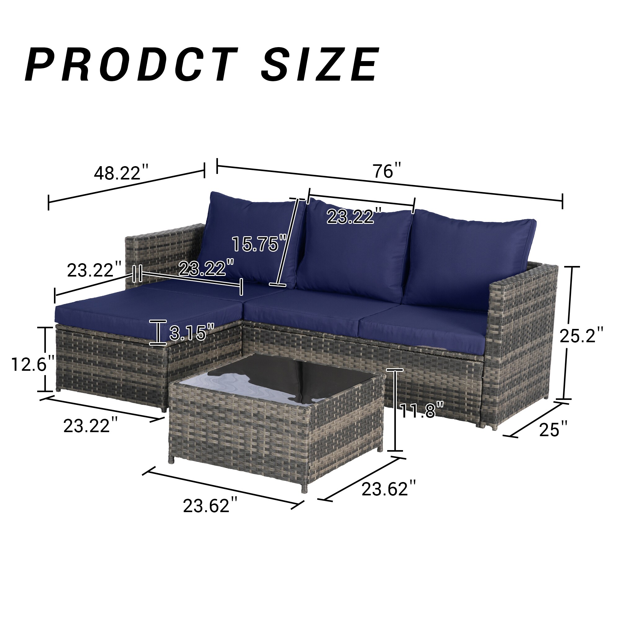 SINOFURN SYB670035NV Patio-Sofas-Daybeds - View #8
