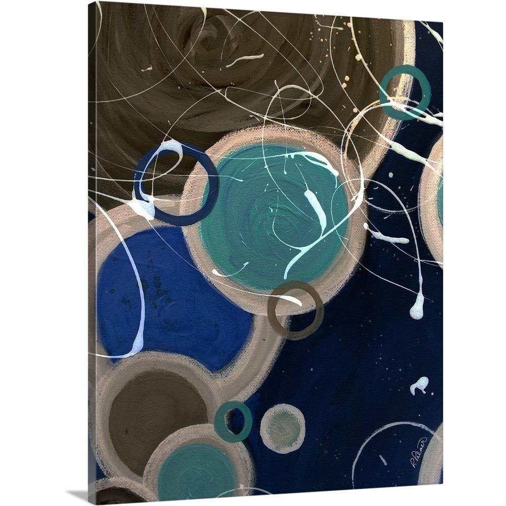 GreatBigCanvas 2417461-24-24X30 Energy Flow by Ruth Palmer Can 30-in H x 24-in W Abstract Print on Canvas