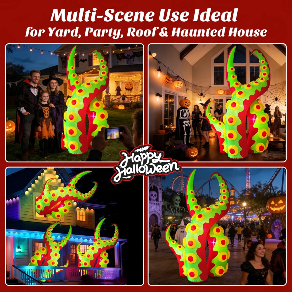 Danxilu H-OCTOPUS-005-8F Outdoor-Halloween-Decor - View #5