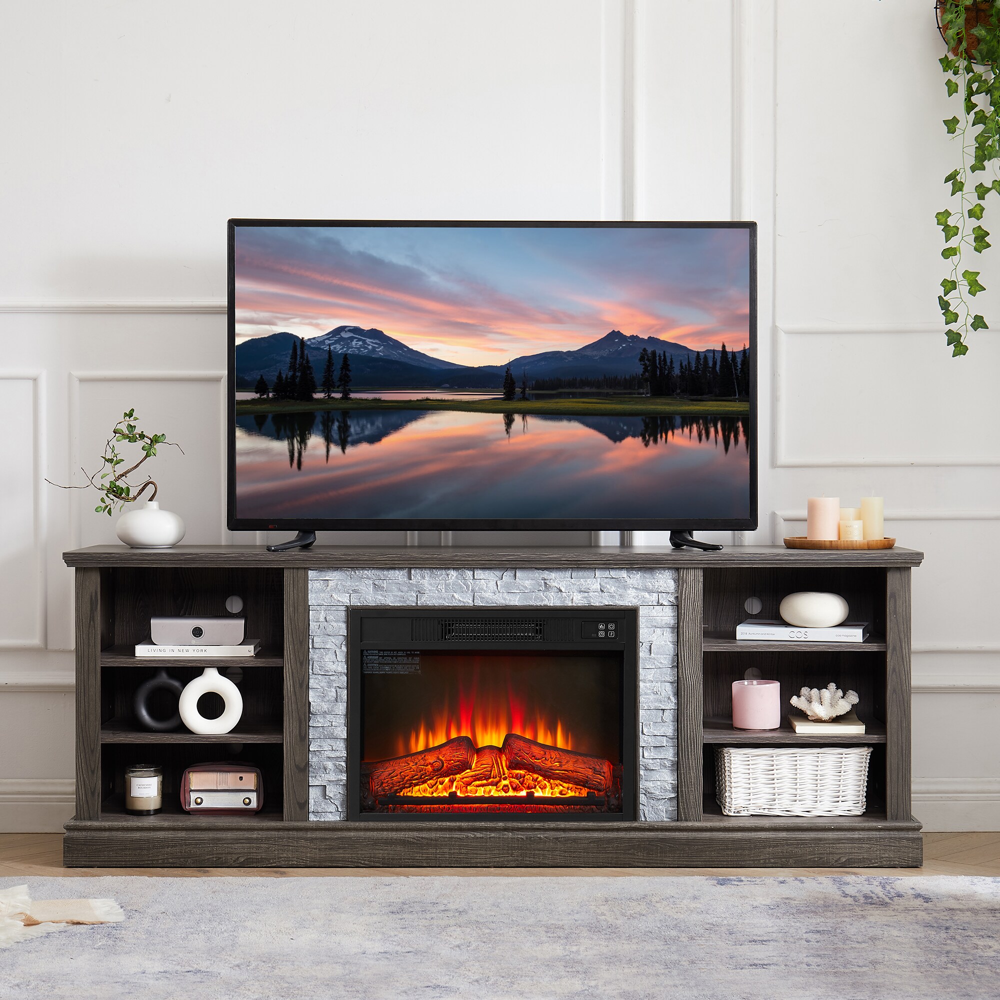 SINOFURN SYC160009GY Electric-Fireplaces - View #5