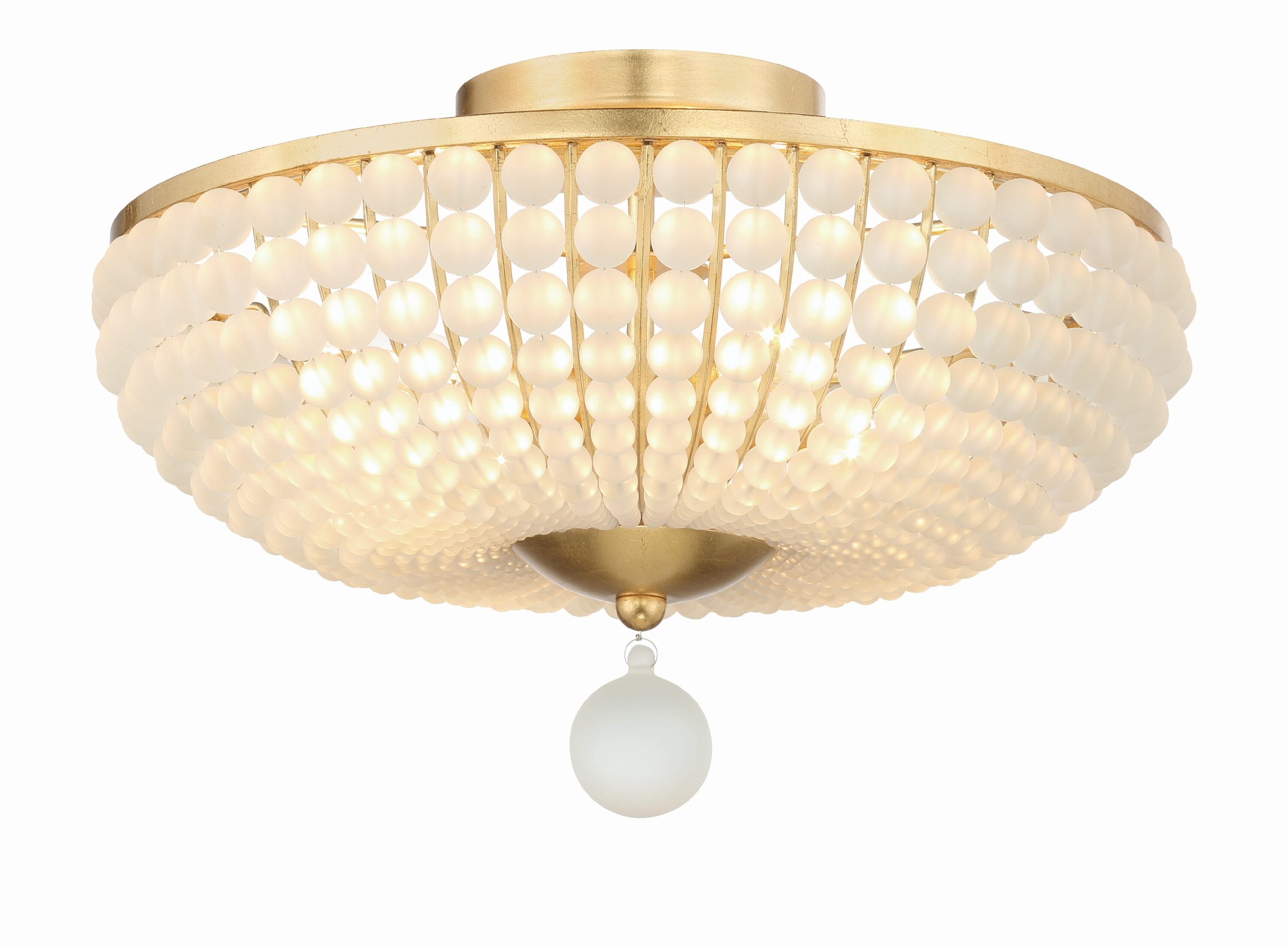 Anover Large Lantern Pendant, Satin Brass, Ceiling