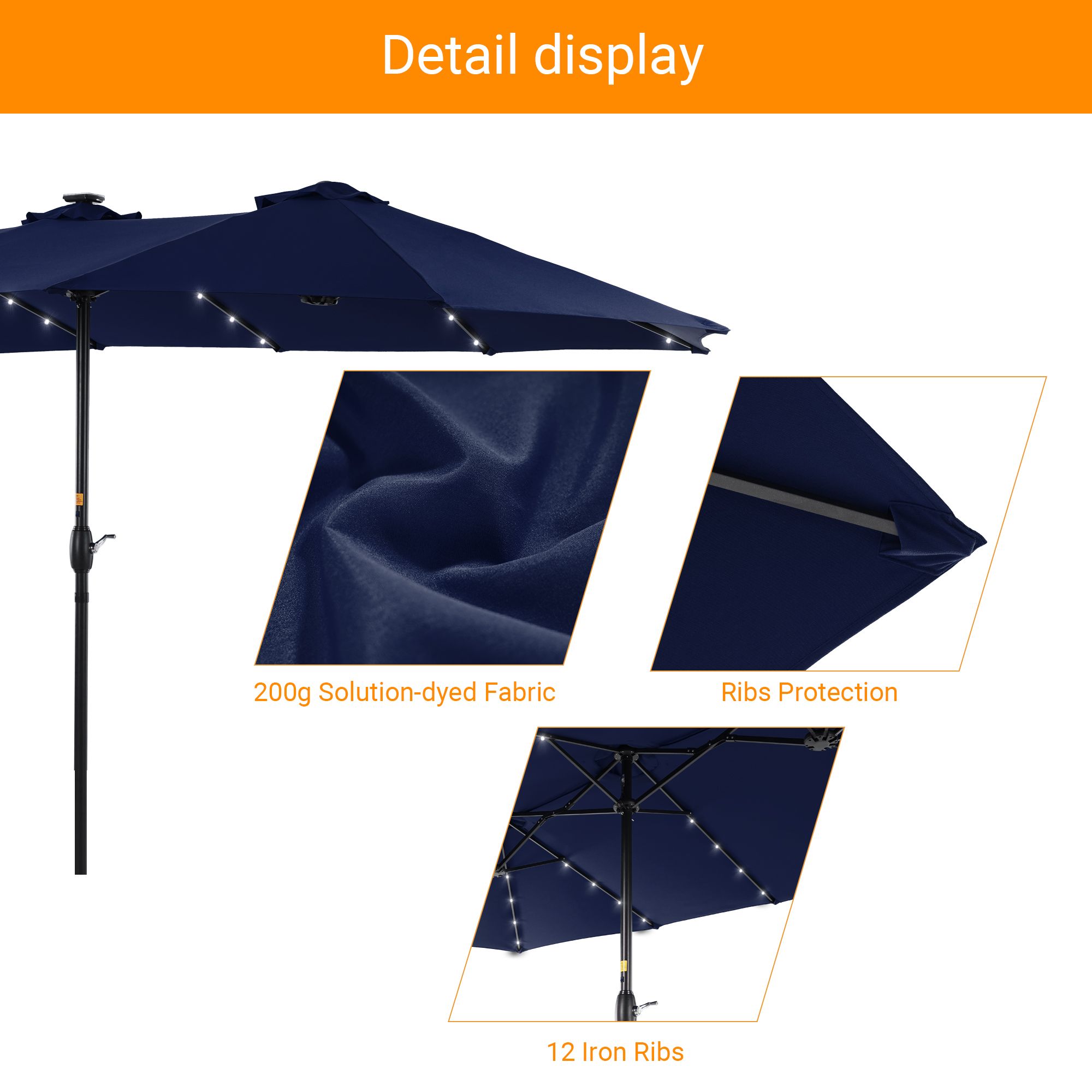 Sonkuki SD-LED159NY-BASE Umbrellas-2 - View #6