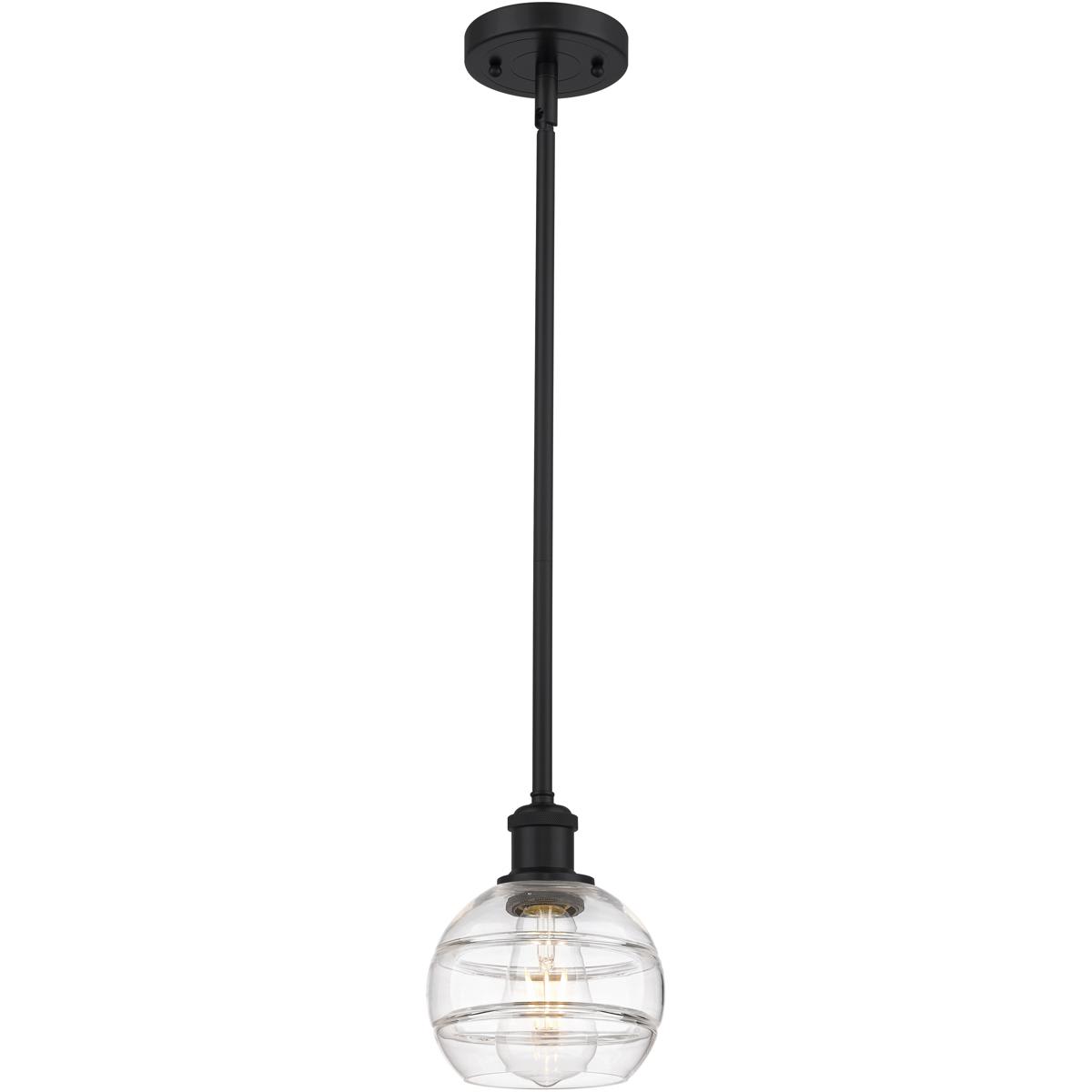  516-1S-BK-G556-6CL Ballston Rochester Mini Pendant Matte Black