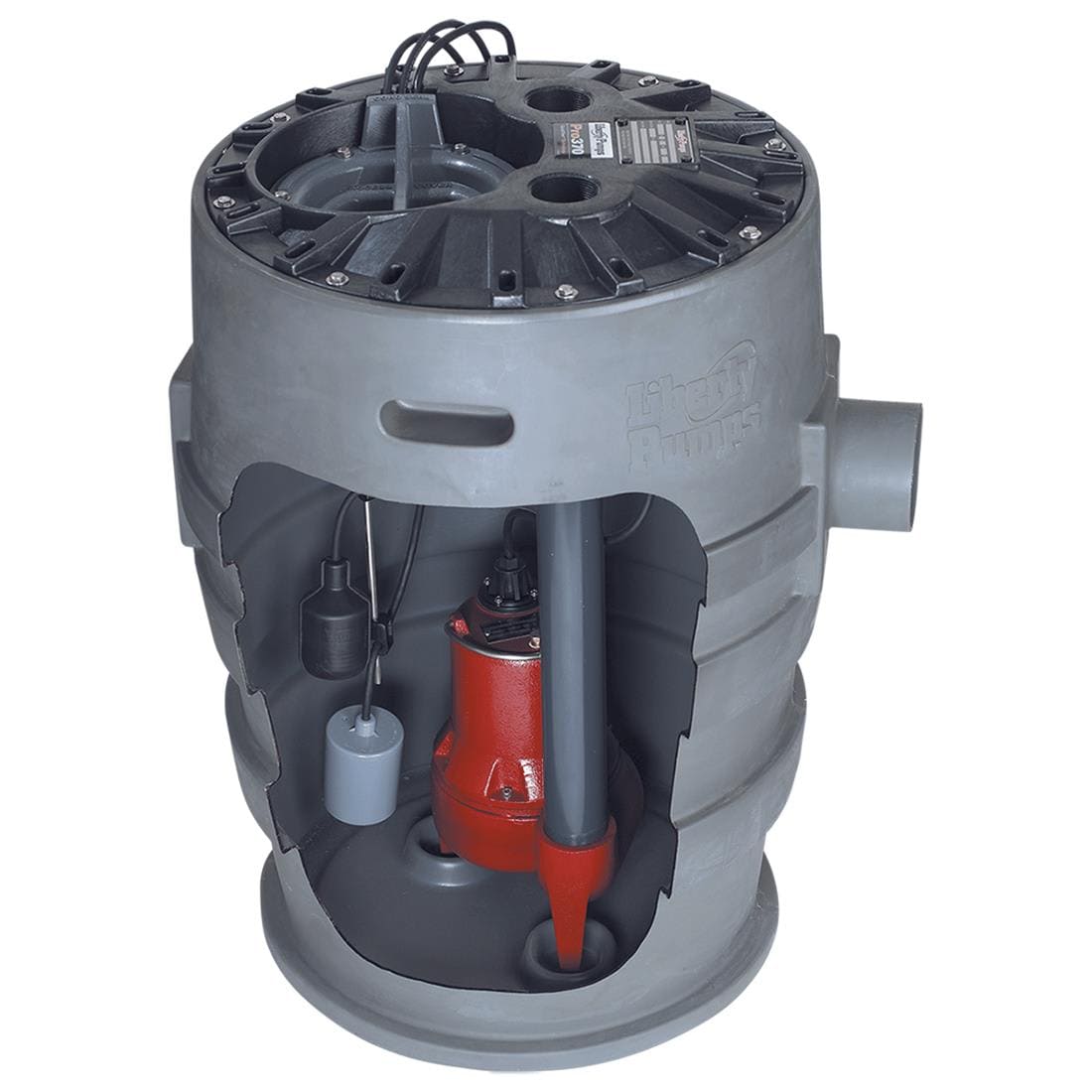 Liberty Pumps P372LE71 3/4 HP Simplex Sewage Package 1 PH 115V 2-in. Discharge 10.ft cord