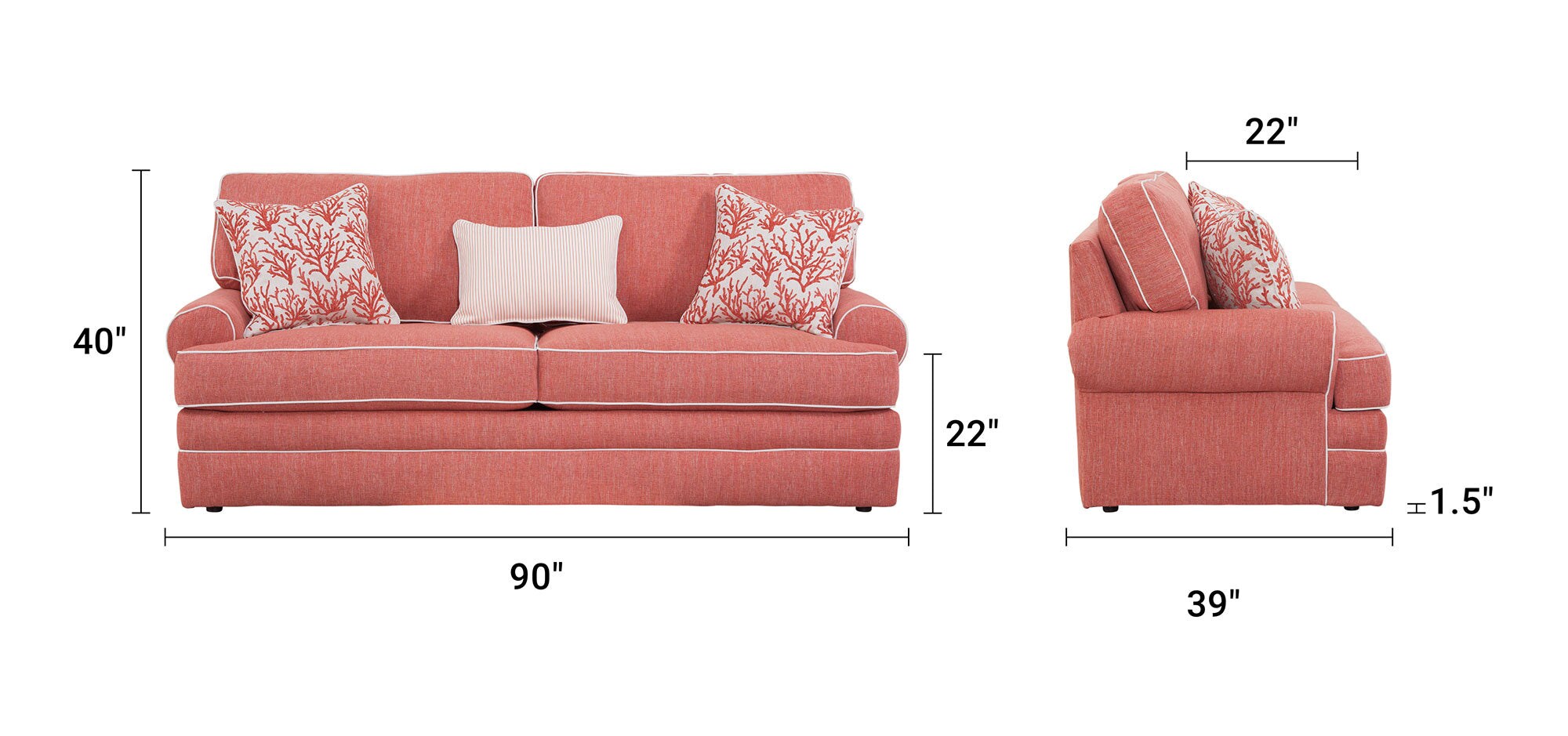 OSHOME 8-010-S260C Sofas-Loveseats - View #7