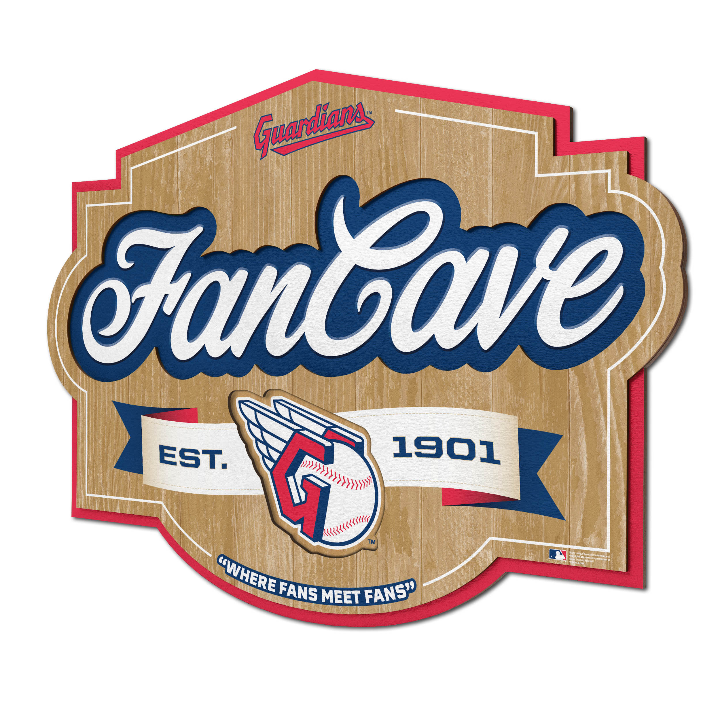 Atlanta Braves: Vertical Framed Mirrored Wall Sign - The Fan-Brand