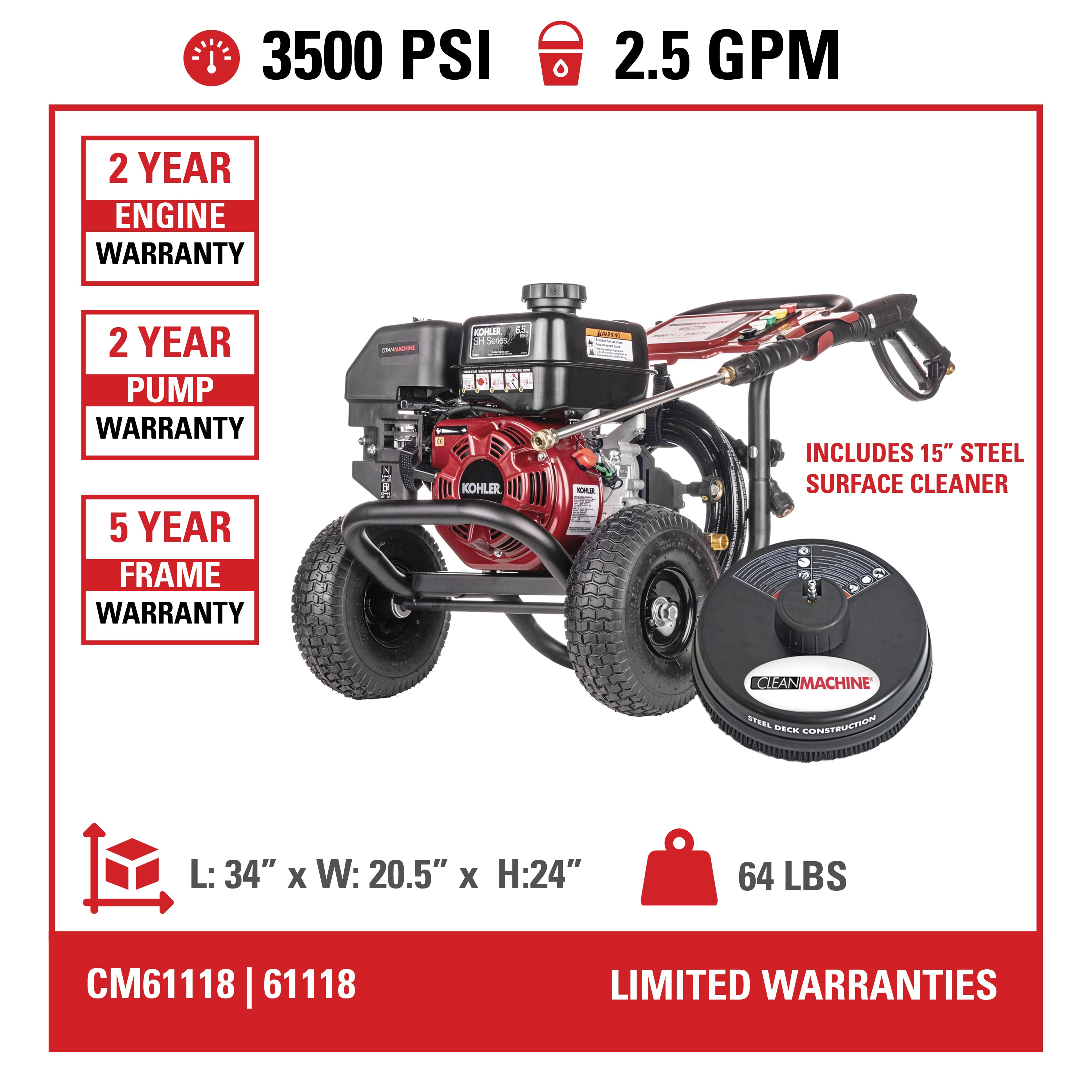 SIMPSON CM61118-S Gas-Pressurewashers - View #10