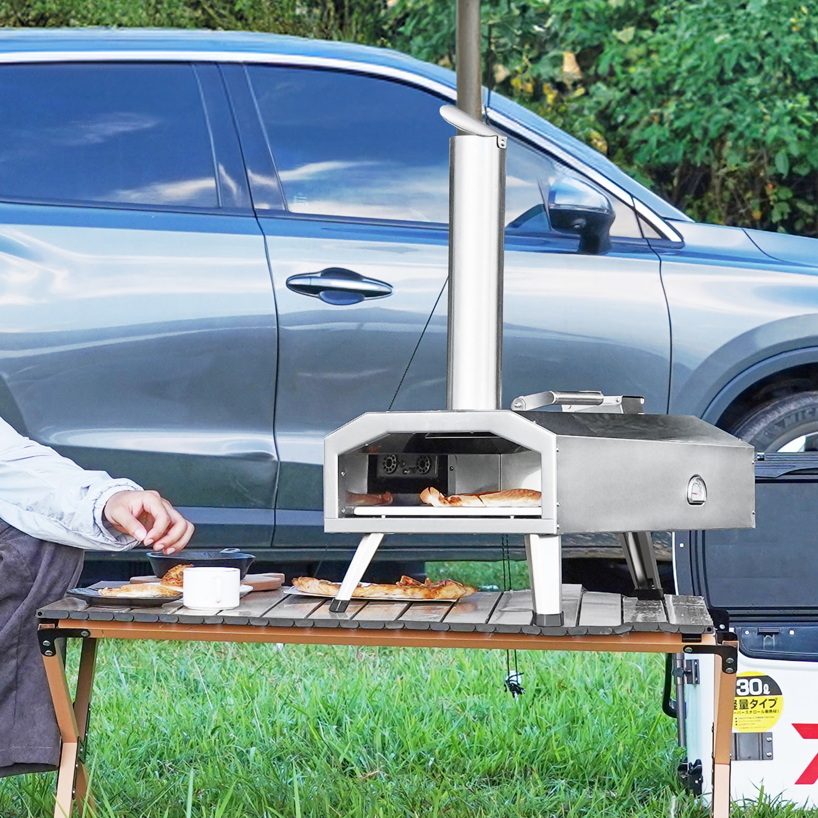 VEVOR BXPSLWNZWDJBRGWUJV0 Outdoor-Pizza-Ovens - View #2