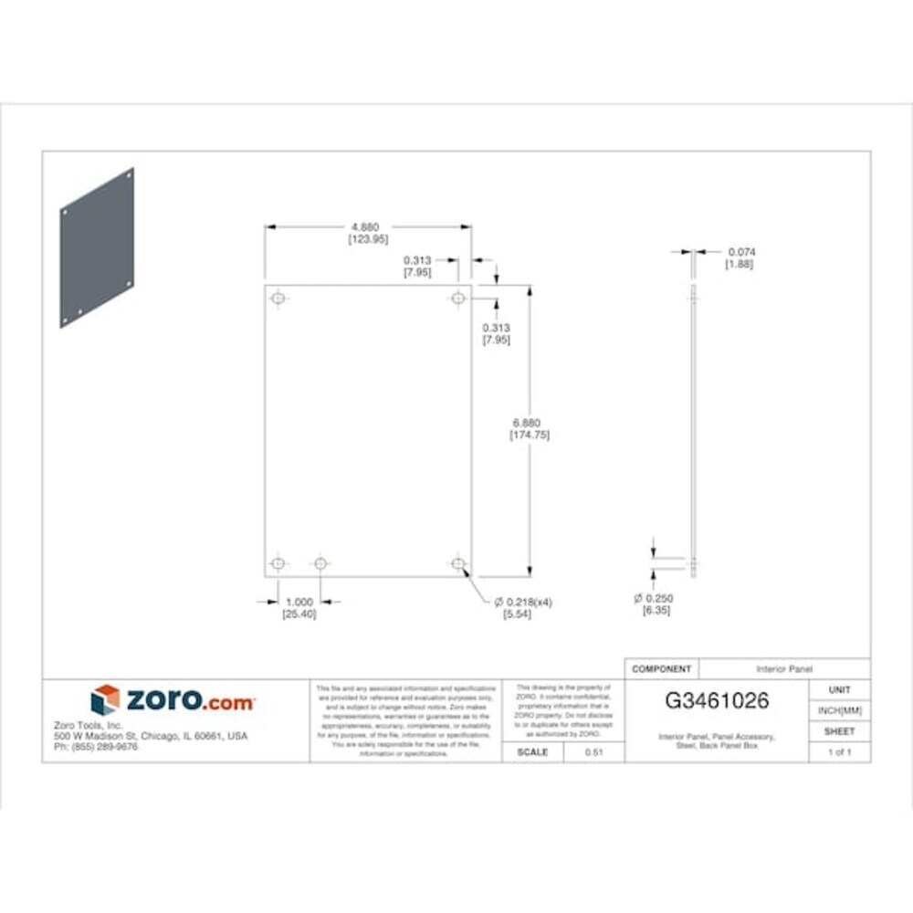WIEGMANN P0806 Electrical-Box - View #3