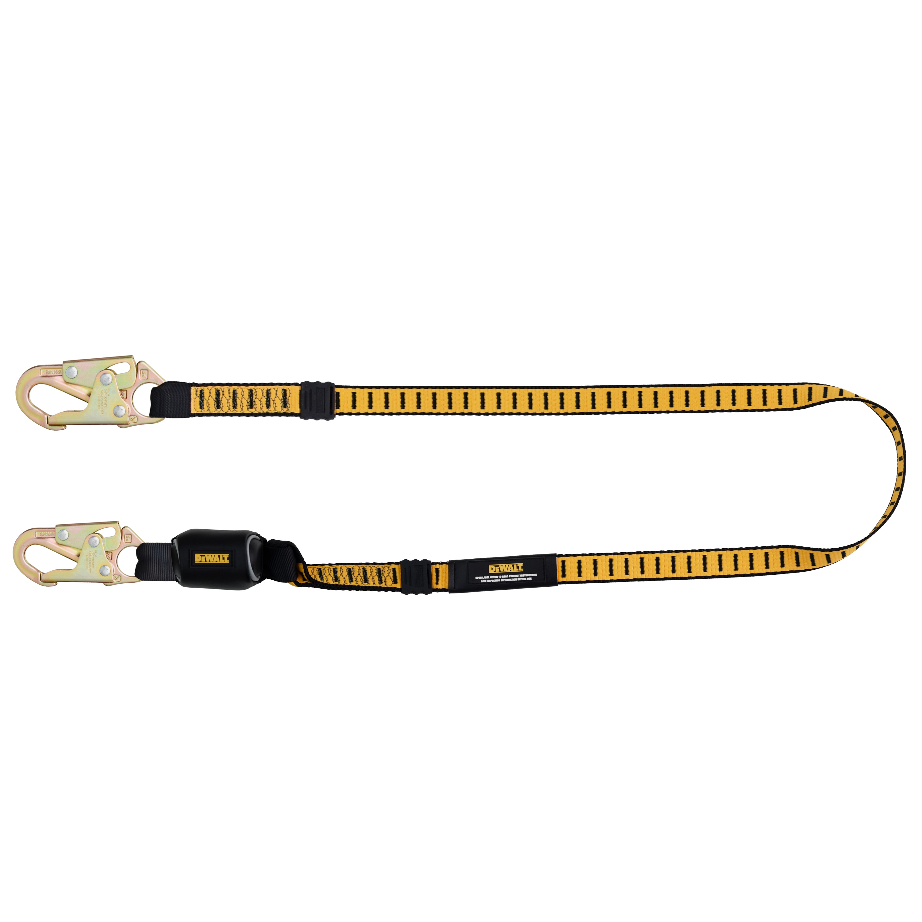 DEWALT DXFP611100 Dewalt 6 Ft. Lanyard, Single, External Absorber, with Snap Hooks Both Ends