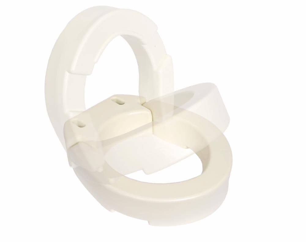 Essential Medical Supply Toilet Seat Riser 19.5 x 14 x 3.5 Inch Elongated 