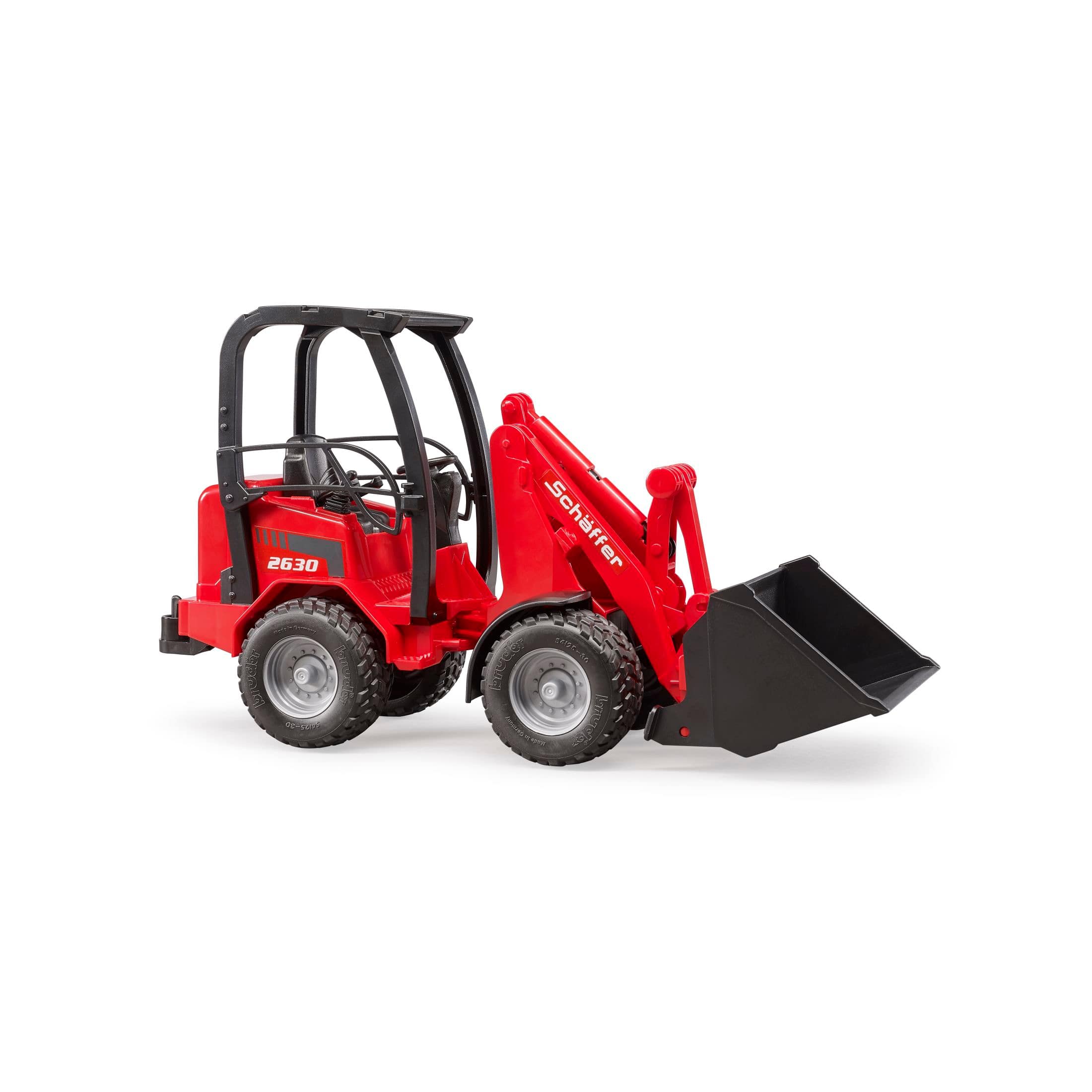 Lehman's 1393613 Bruder Schaeffer Compact Loader 2034 – 1:16 Scale Farm - Construction Vehicle with Functional Steering and Bucket