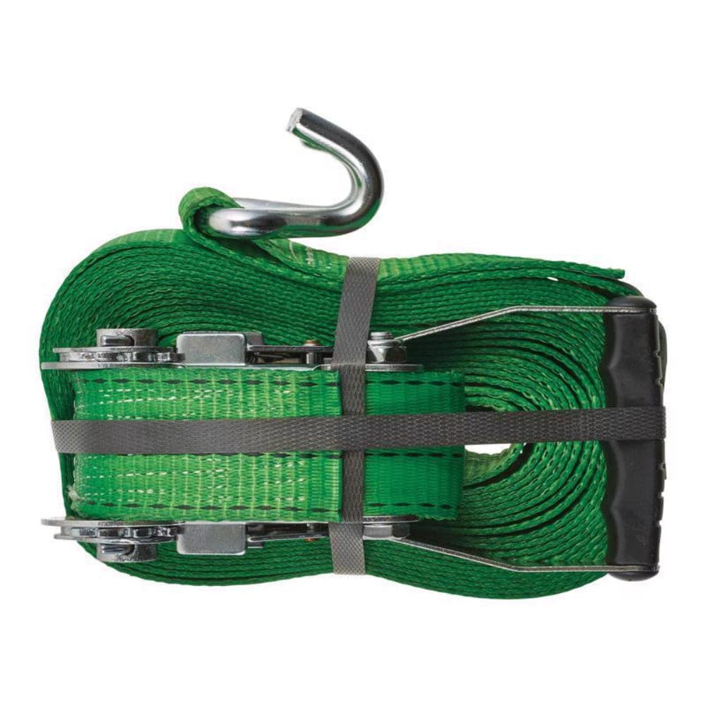 Keeper  Ratchet Tie Down Strap 2 in x 30 ft Green 3333 lb WLL 1 Pack