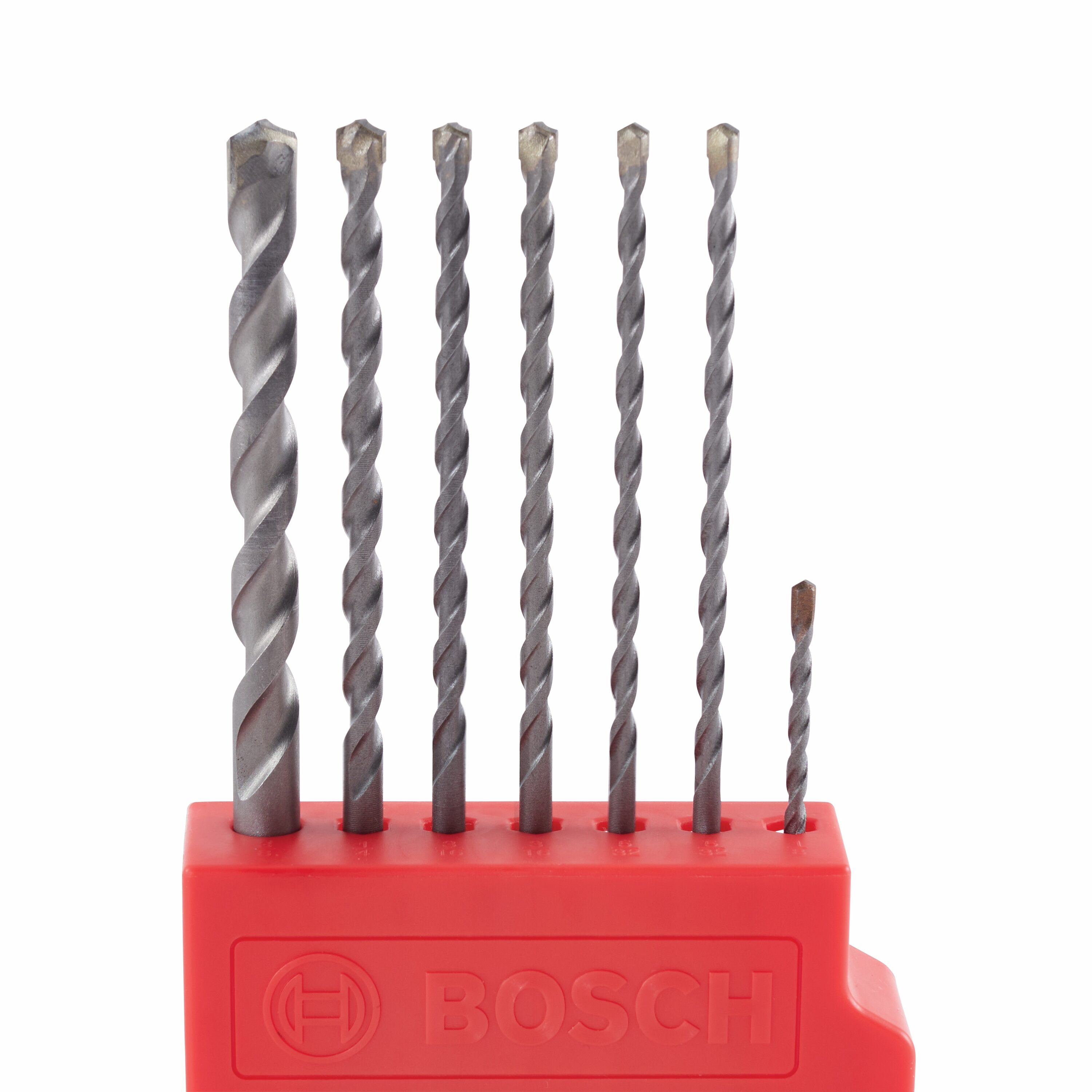 Bosch Impact Tough 7-Piece x High-speed Steel Masonry Drill Bit Set for  Hammer Drill