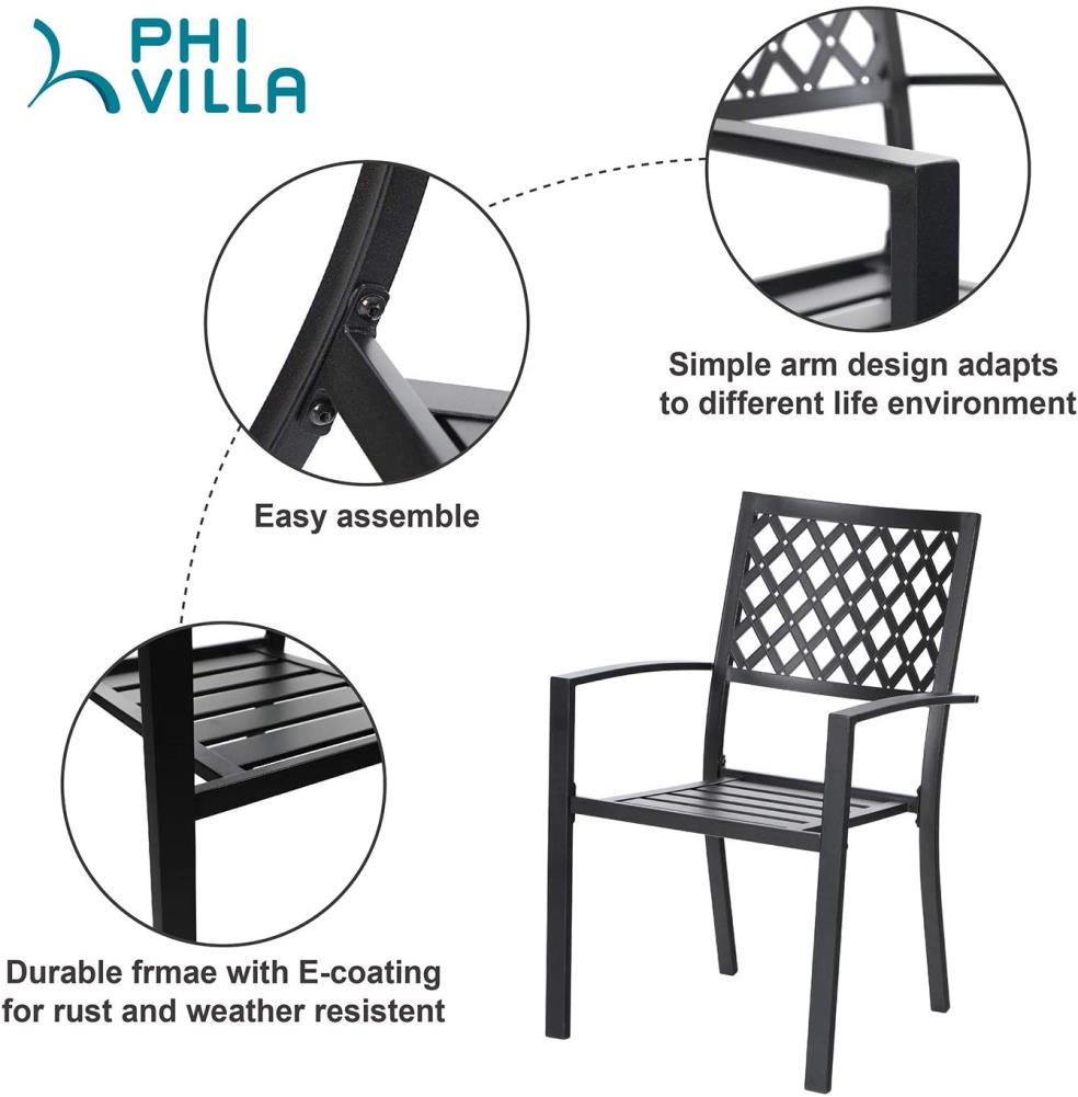 PHI VILLA E02GF0701-059-01 Patio-Chairs - View #2