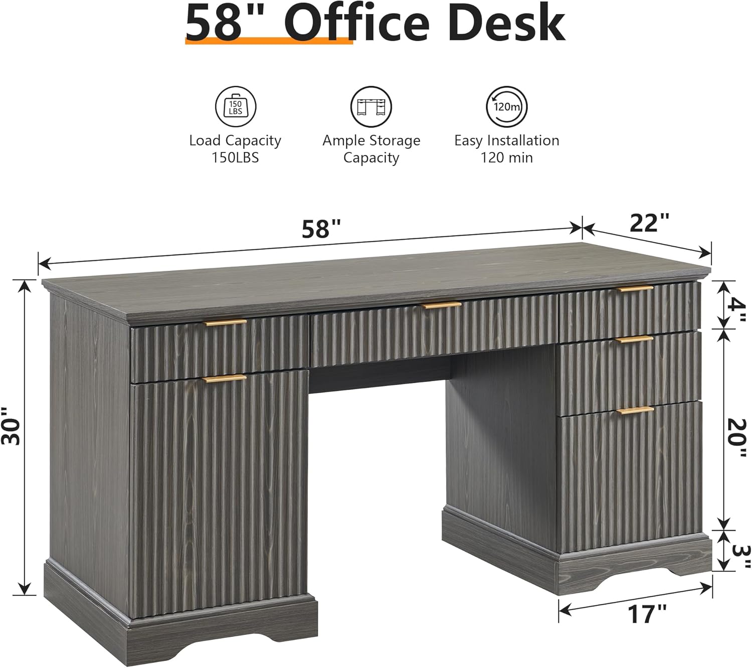 OKD LM6007-58AG-LS desks - View #2