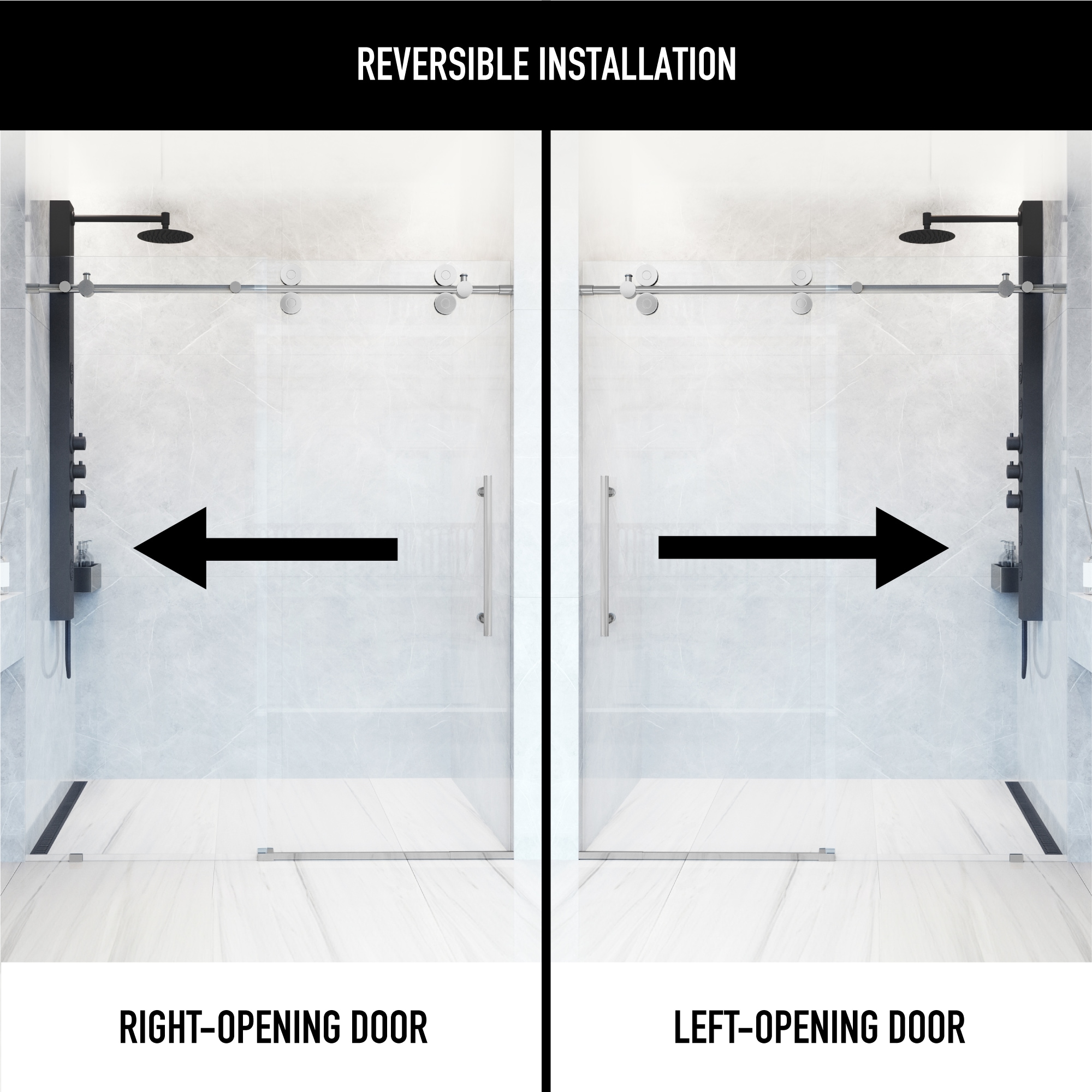 VIGO VG6041CHLM6074 Shower-Doors - View #3