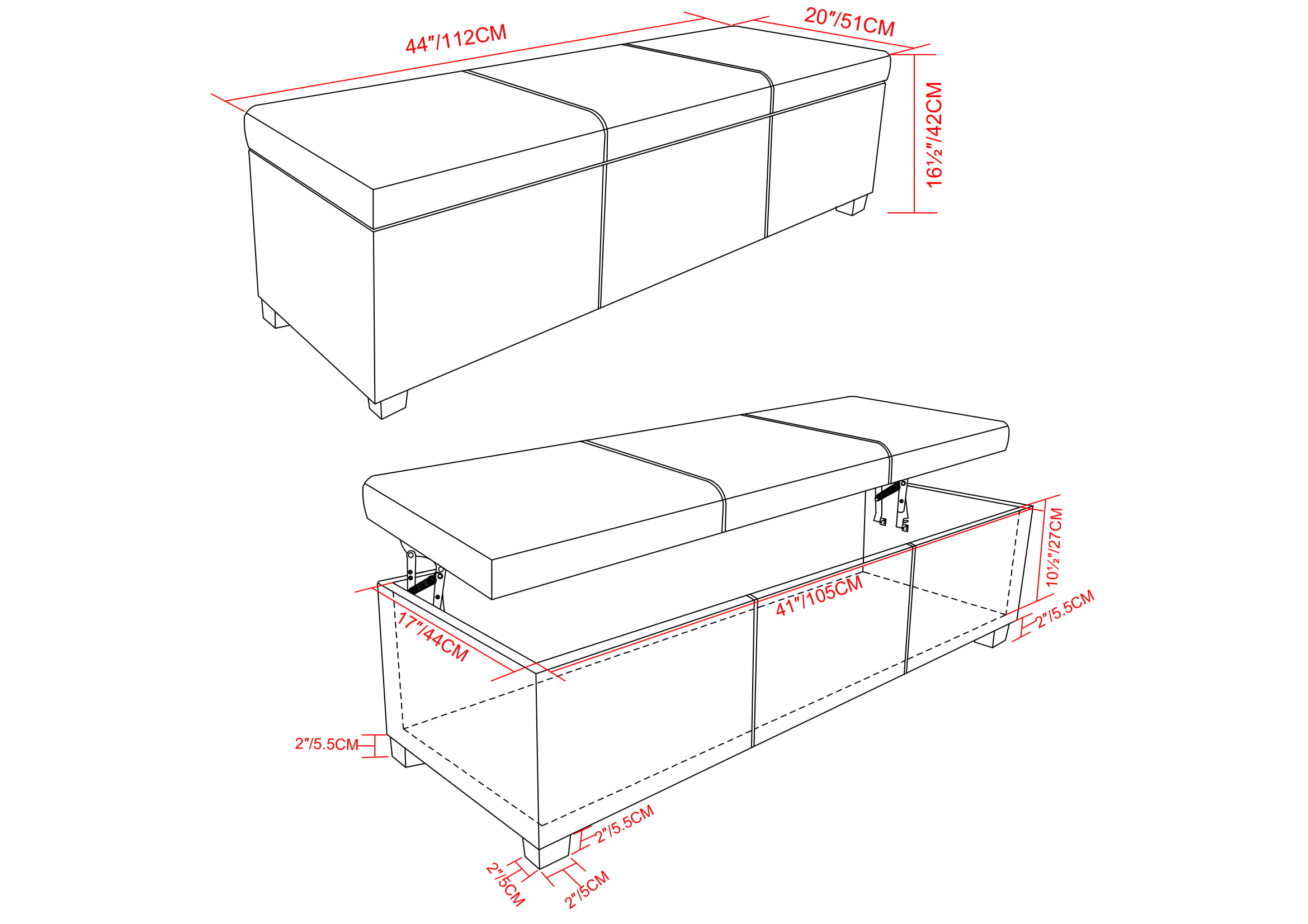 Simpli Home AXCF18LT-BL Indoor-Ottomans - View #13