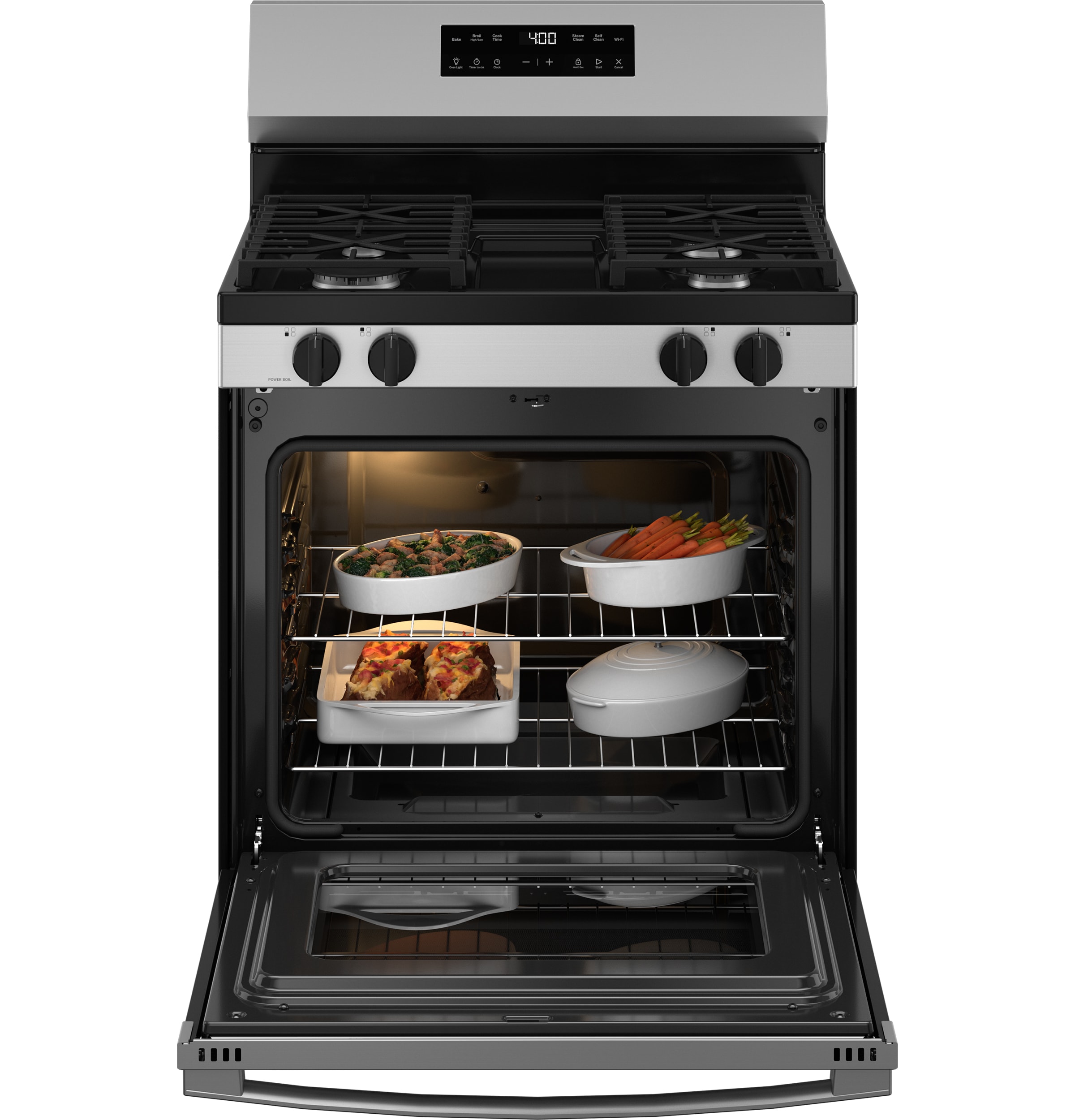 GE GGF400PVSS Freestanding-Gas-Ranges - View #2