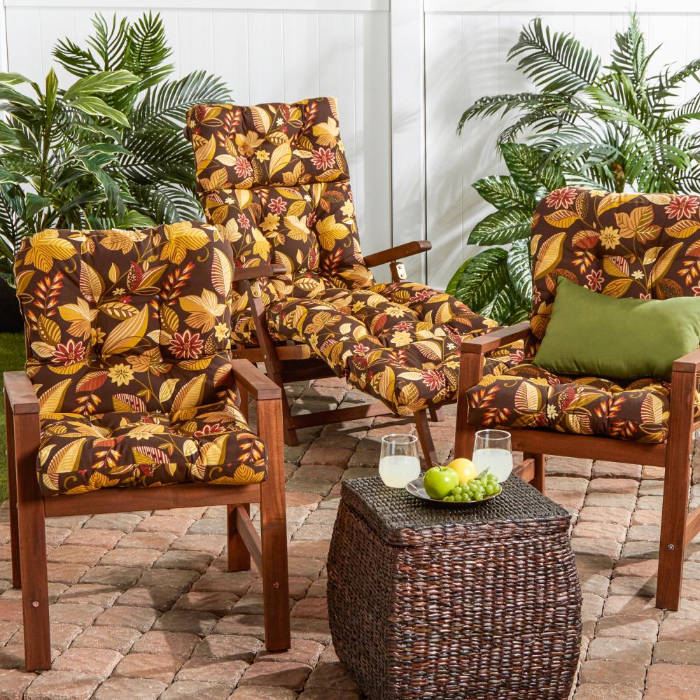 Greendale Home Fashions OC4808-TIMB FLORAL Patio-Furniture-Cushions - View #6