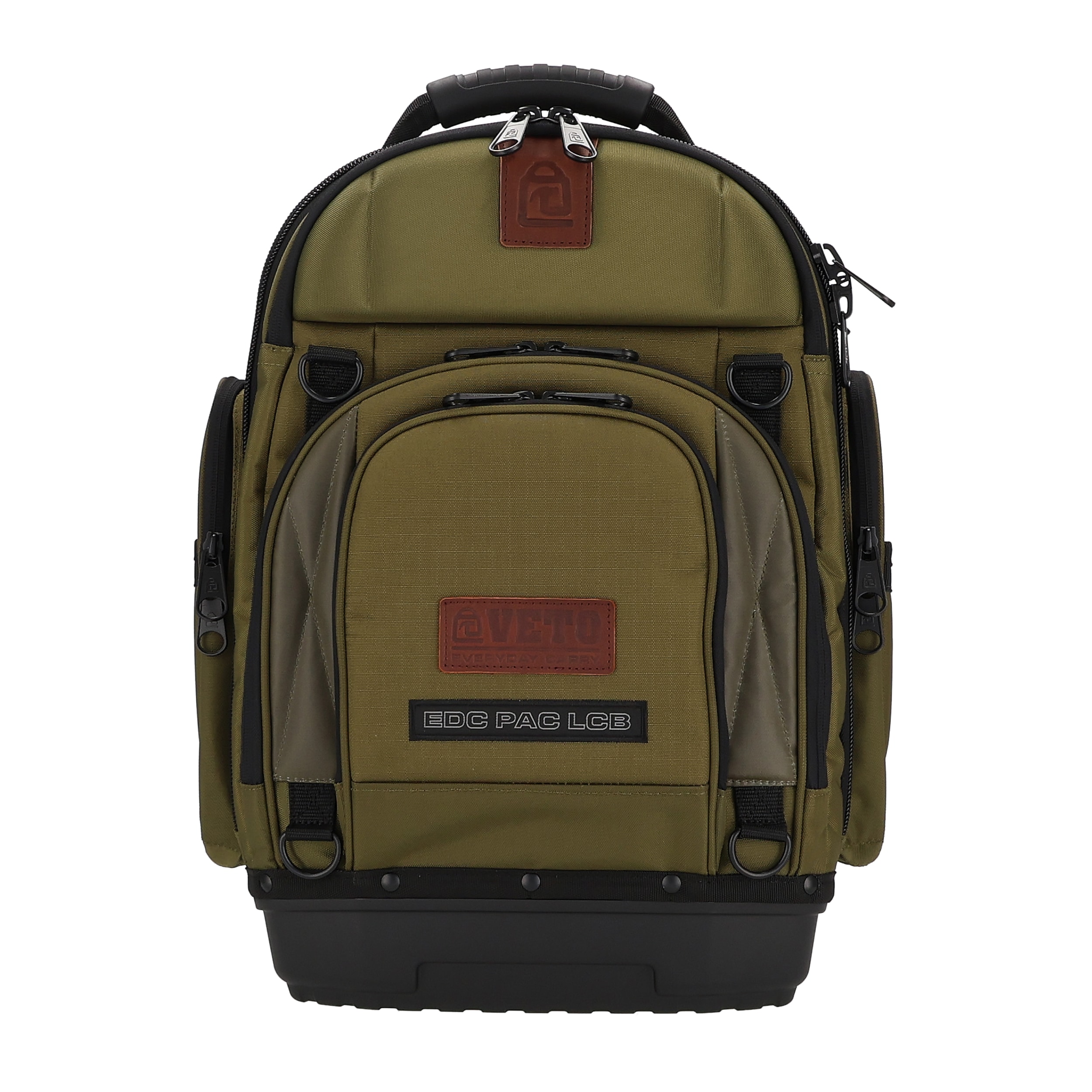 Veto Pro Pac VPP10535 Olive Nylon 16-in W x 10-in D x 19.5-in L Zippered Backpack