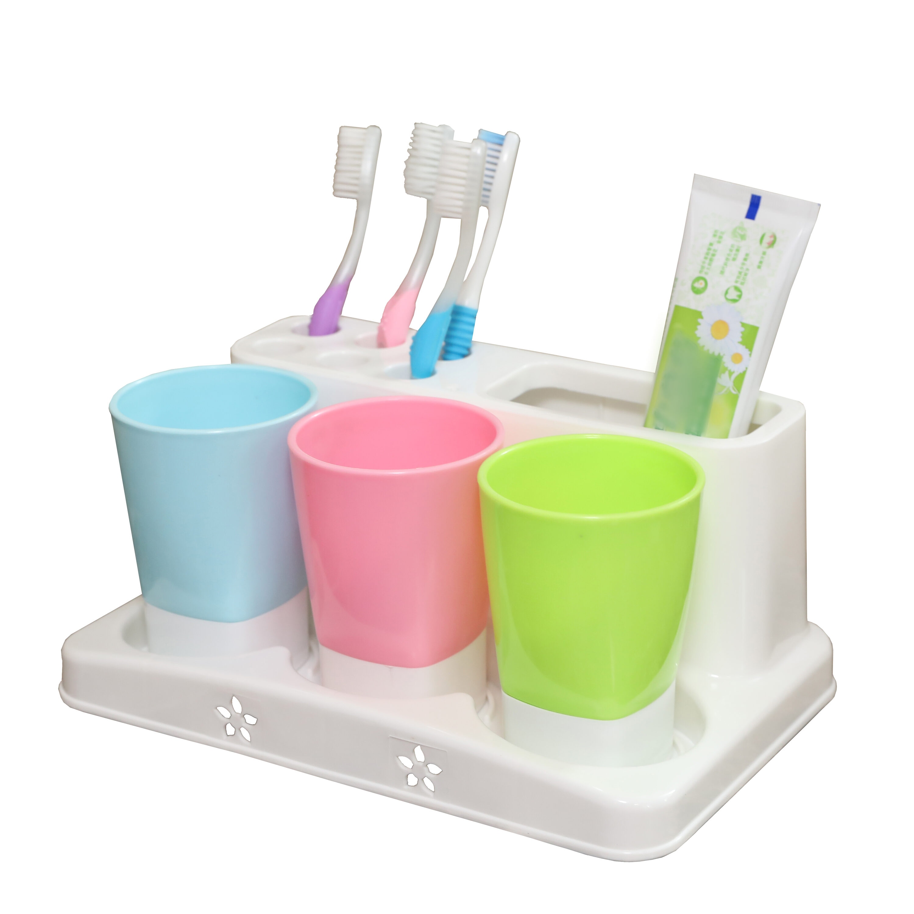 Plastic Multicolor Sink Brush For Bathroom Wash Basin & Sink Cleaning Set  Of 5