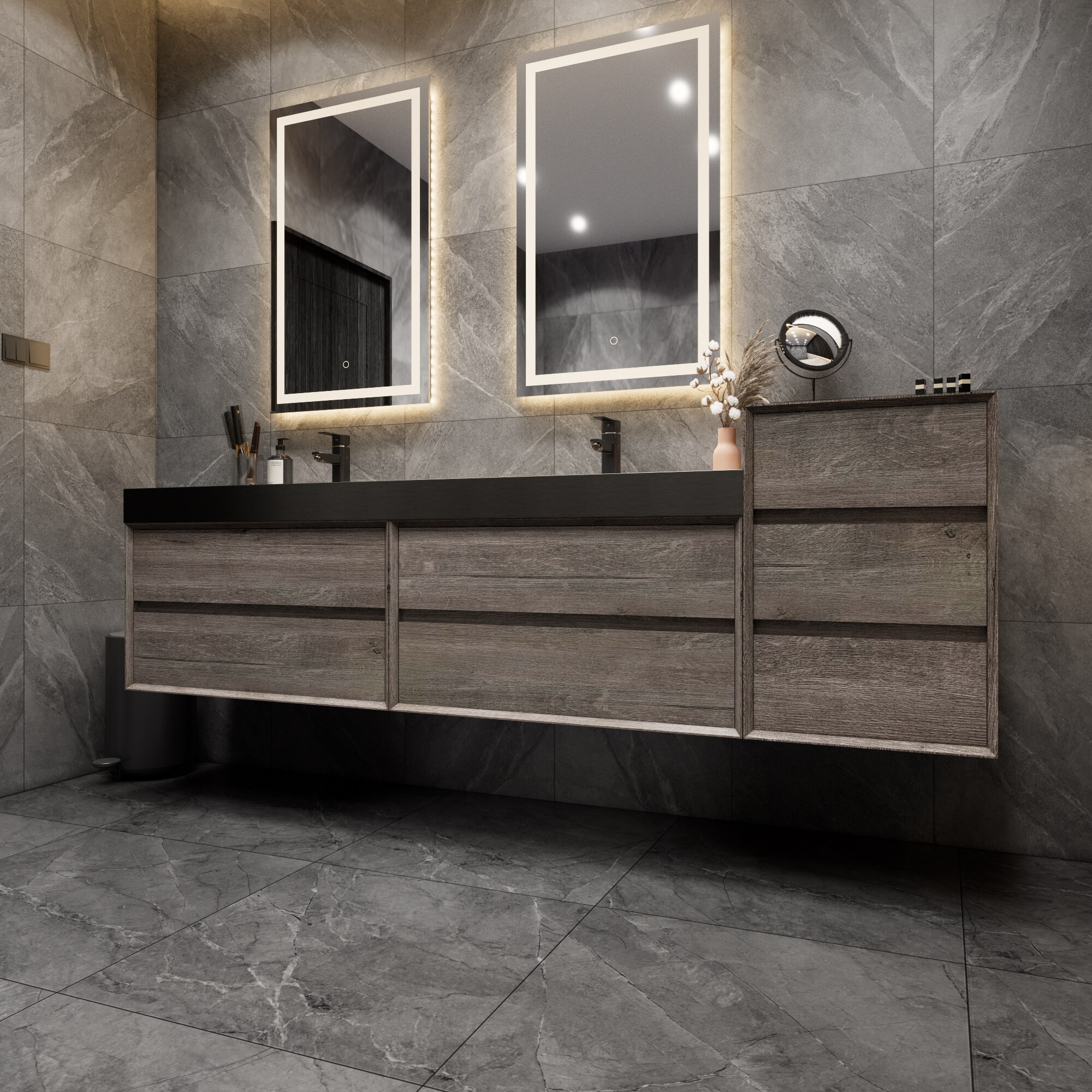 BV Better Vanity MIA72+20D-HW Bath-Vanity-Combo - View #8