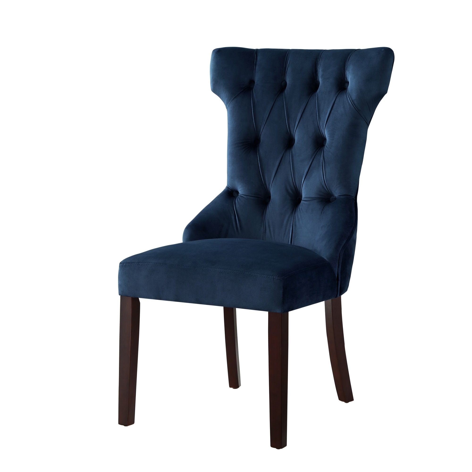 Inspired Home AD90-02NY2-LS Set of 2 Ximena Contemporary/Modern Velvet Upholstered Dining Side Chair (Metal Frame)