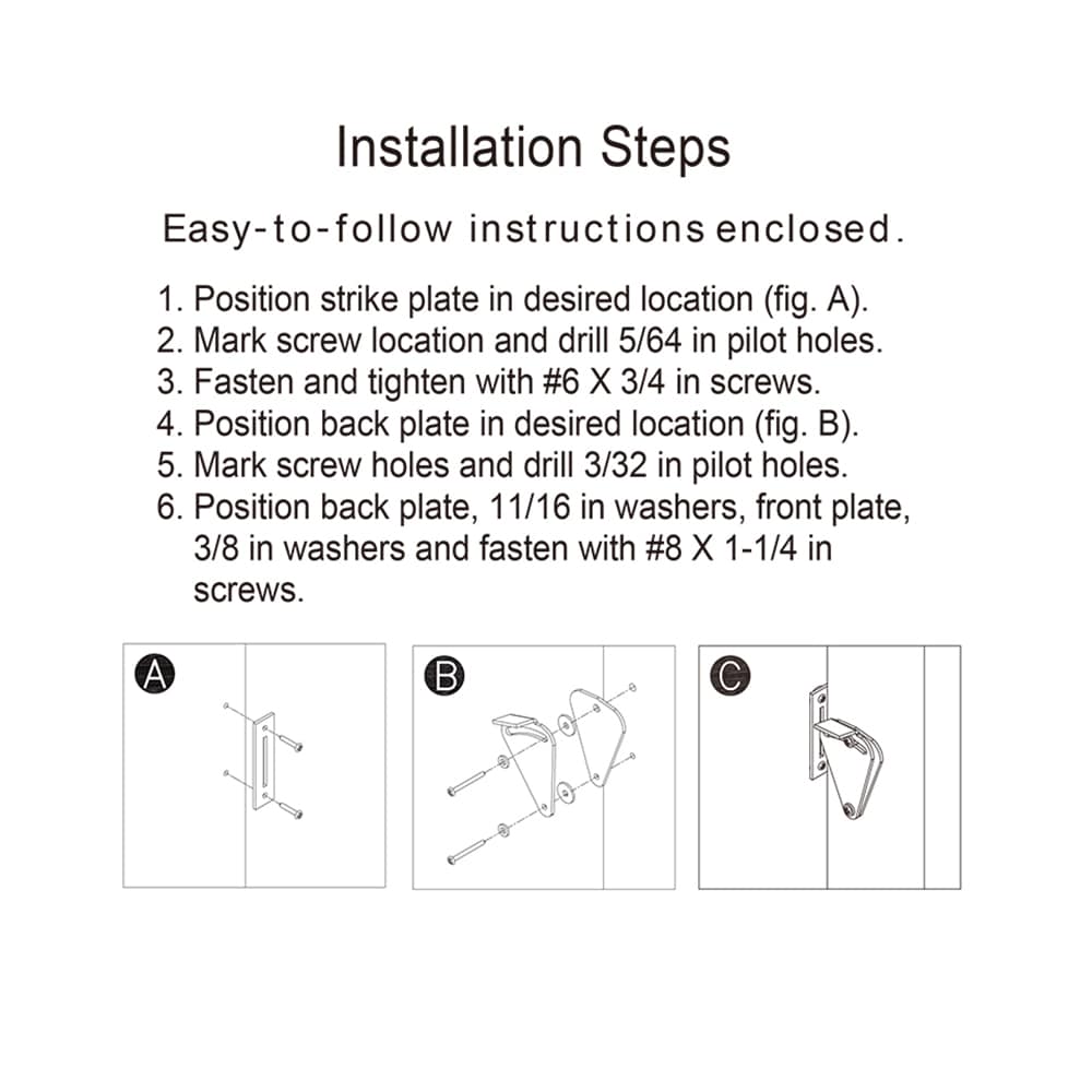 RELIABILT 07-3052 Barn-Door-Roller-Kits - View #8