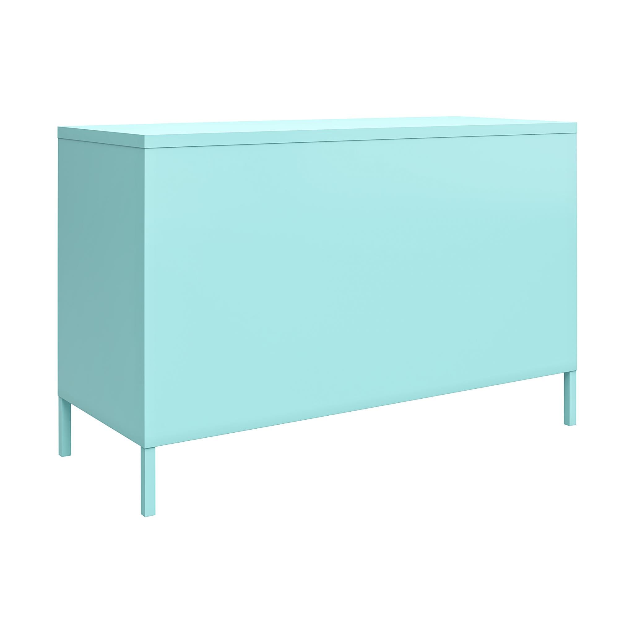 Spearmint 44'' Metal Locker Accent Cabinet with Adjustable Shelving