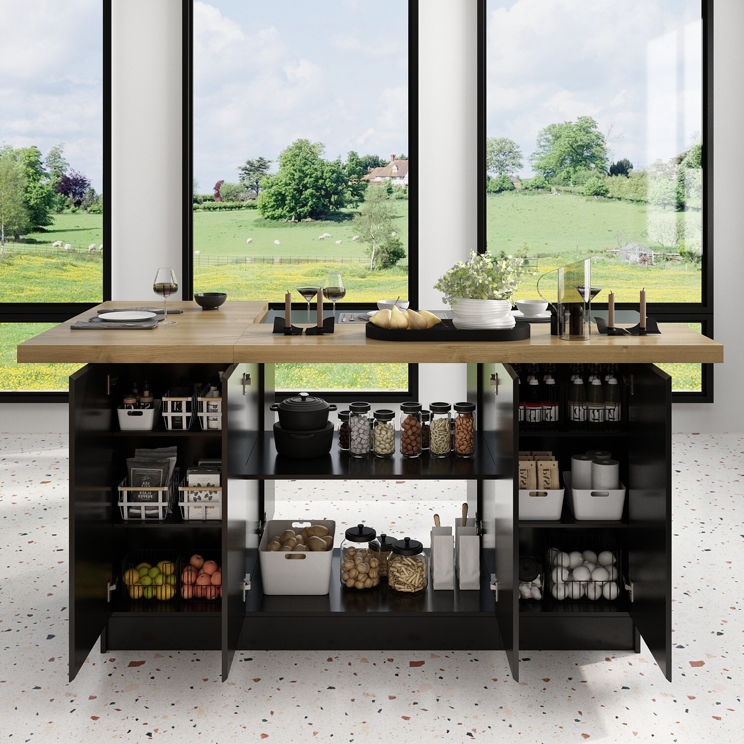 FUFU&GAGA KF020454-01 Kitchen-Furniture - View #2