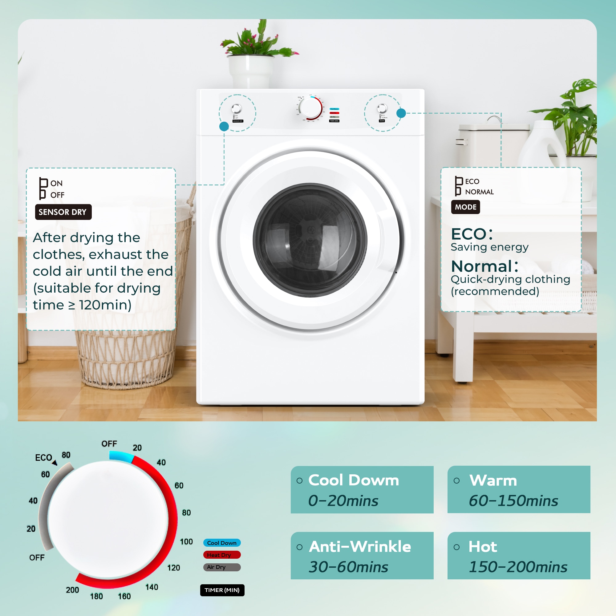 SIMZLIFE CD-14-S-LWS Elec-Dry - View #2