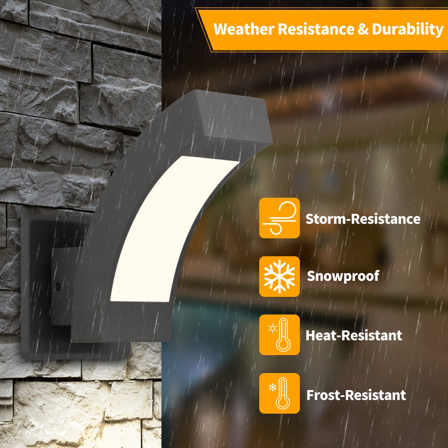 Forclover WYL1-DGWPK2 Outdoor-Wall-Lighting - View #3