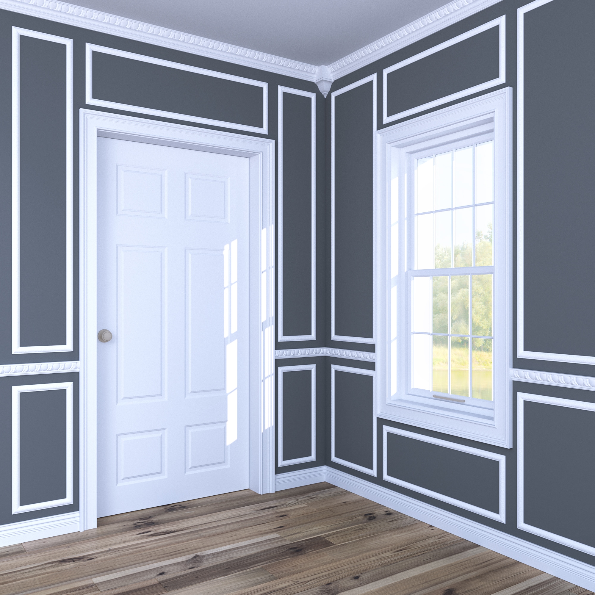 Ornamental Mouldings OML13GSET-M24PRIM Door-Casing-Kits - View #2