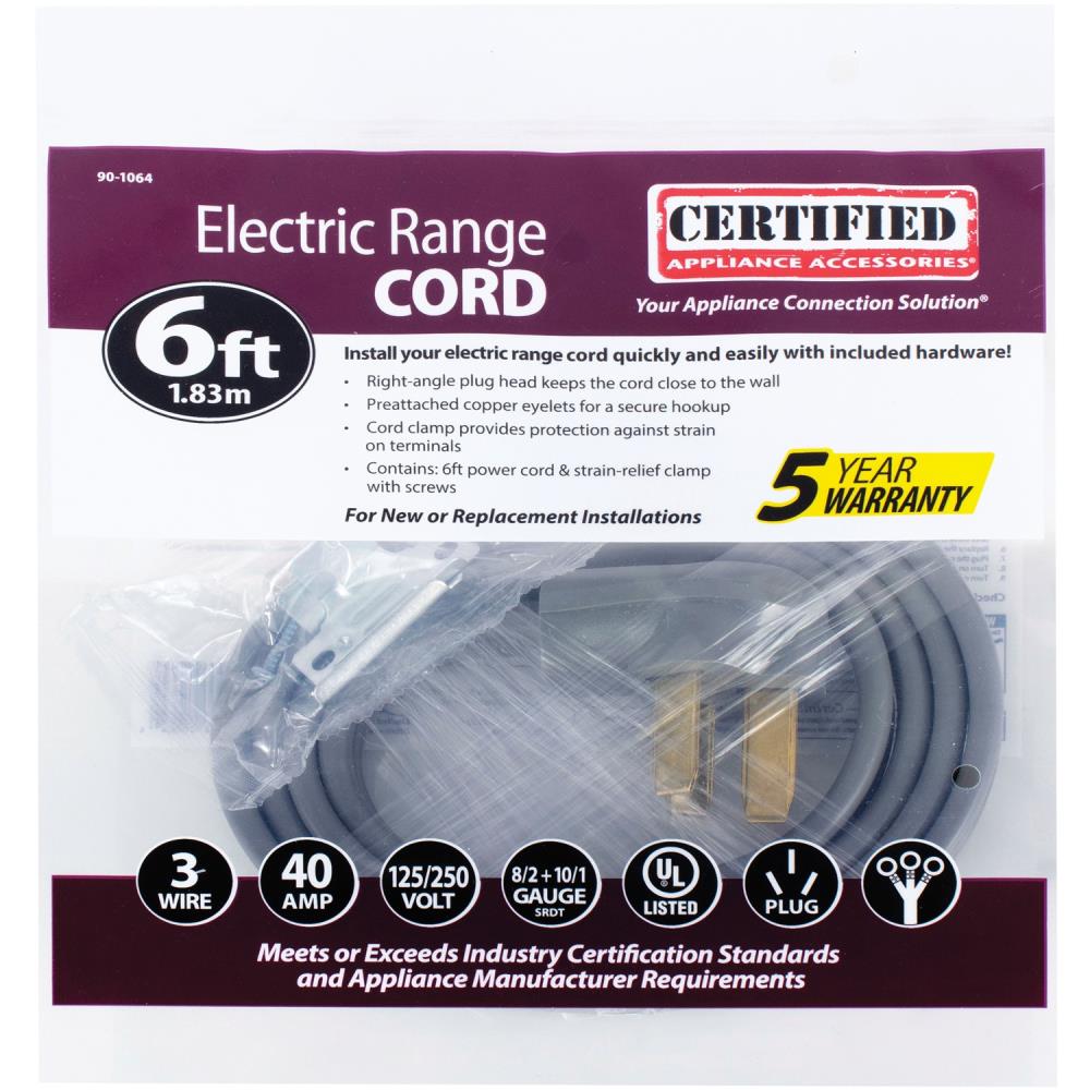 Certified Appliance Accessories 90-1064 Appliance-Power-Cords - View #9