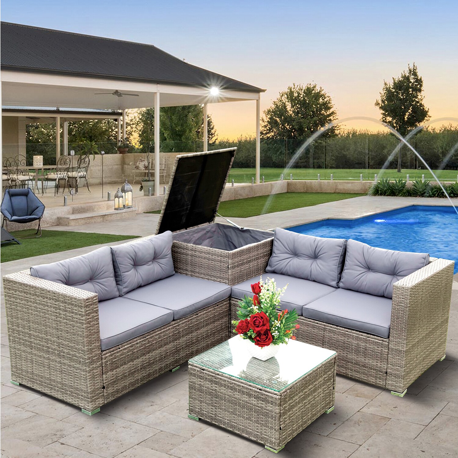 SINOFURN SYA990004BG Patio-Sofas-Daybeds - View #7