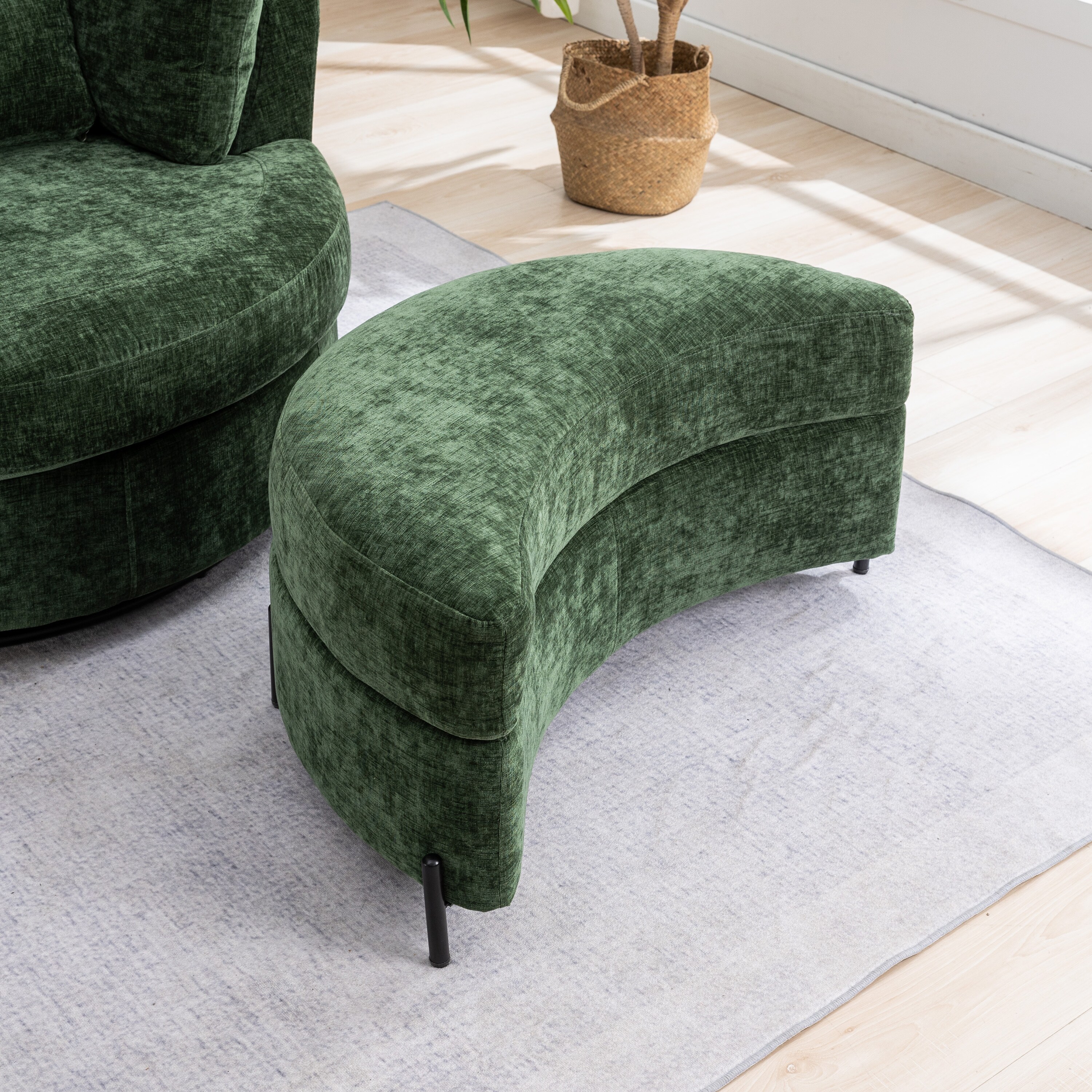 Hrinhom HC-W4001-GREEN Indoor-Ottomans - View #3