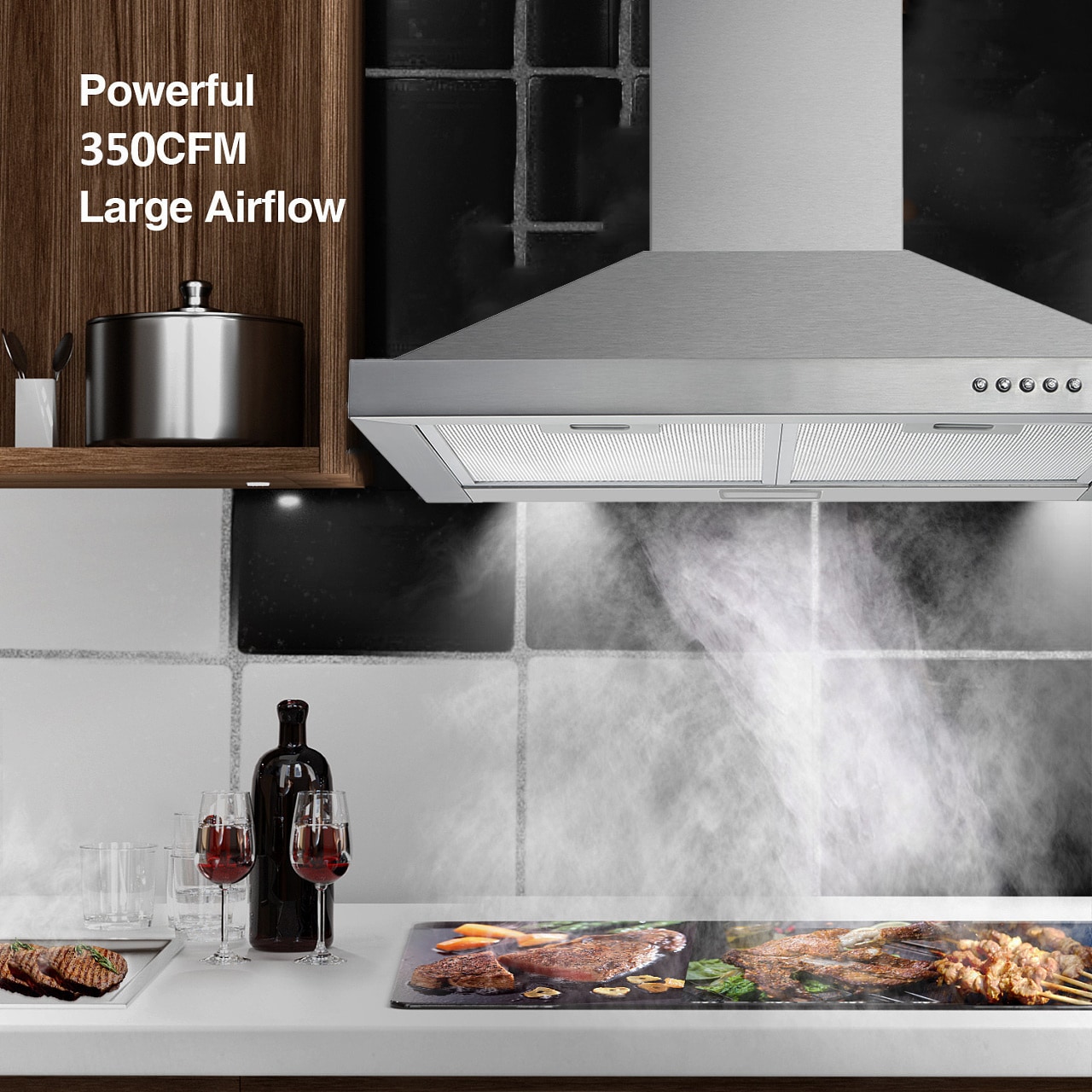 Maocao Hoom BH-ARJZG Wall-Mounted-Range-Hoods - View #12